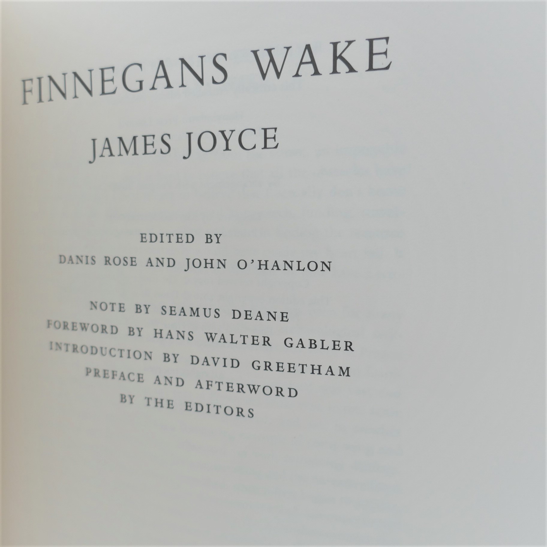 Finnegans Wake. Edited by Danis Rose and John O'Hanlon (2010) - Image 5