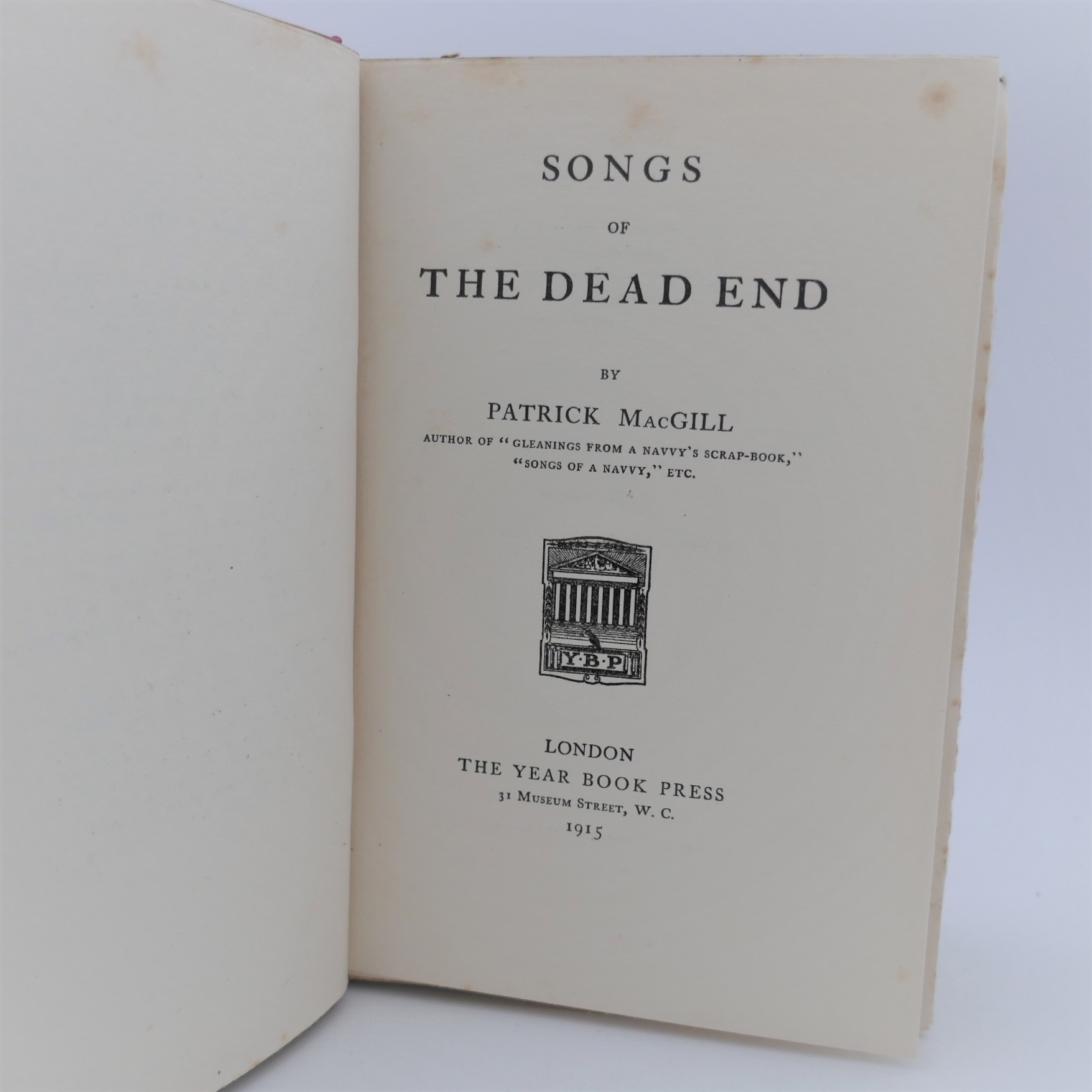 Songs of The Dead End. Second Edition (1915) - Image 2