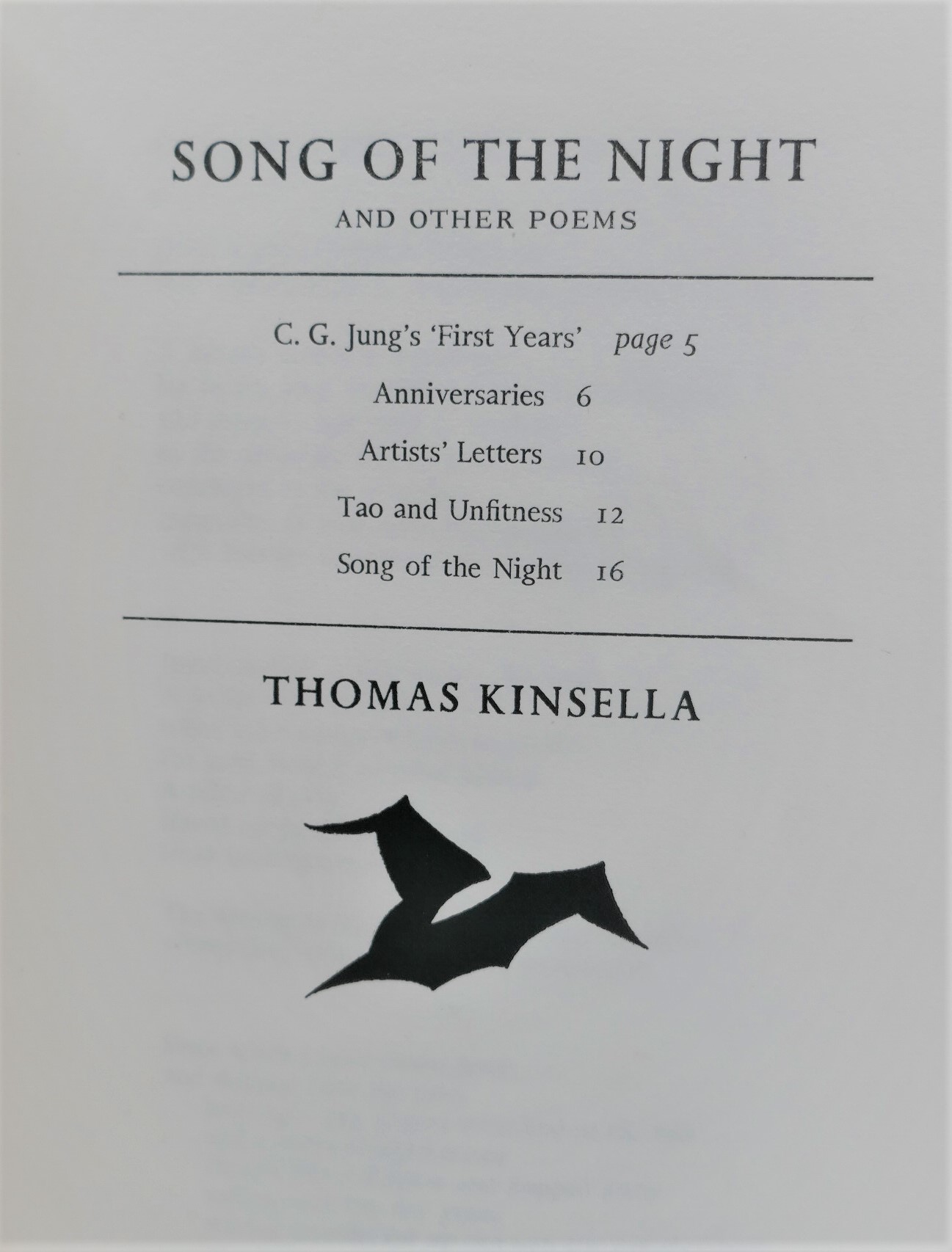 Song of the Night and other Poems. One Of Fifty Copies (1978) - Image 2