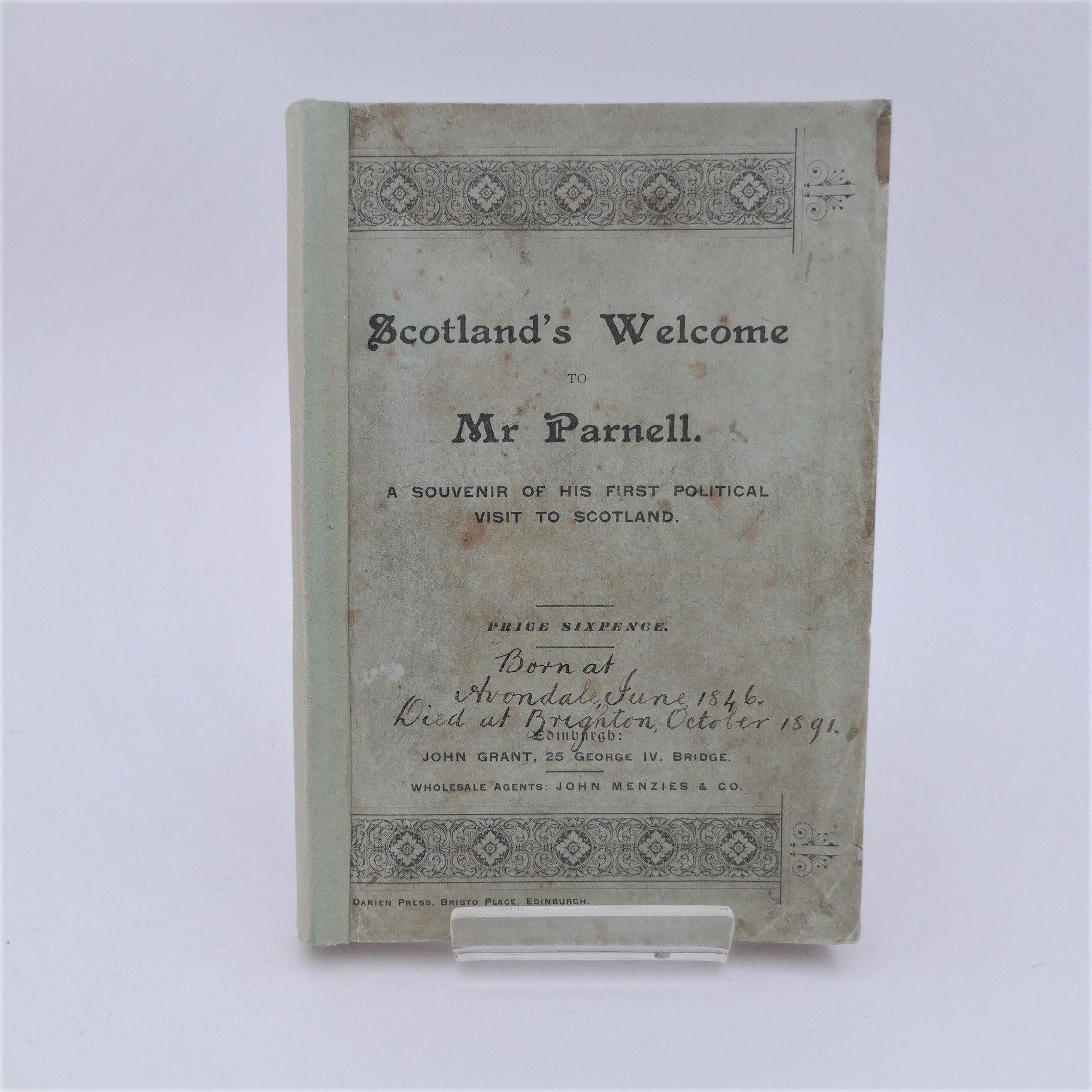 Scotland's Welcome to Mr. Parnell (1889)