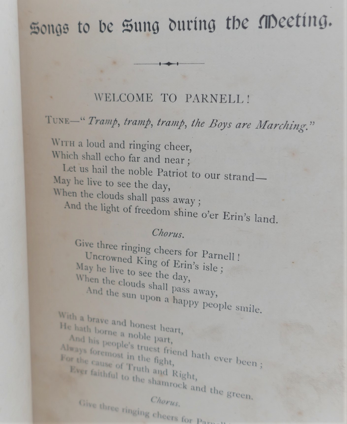 Scotland's Welcome to Mr. Parnell (1889) - Image 4
