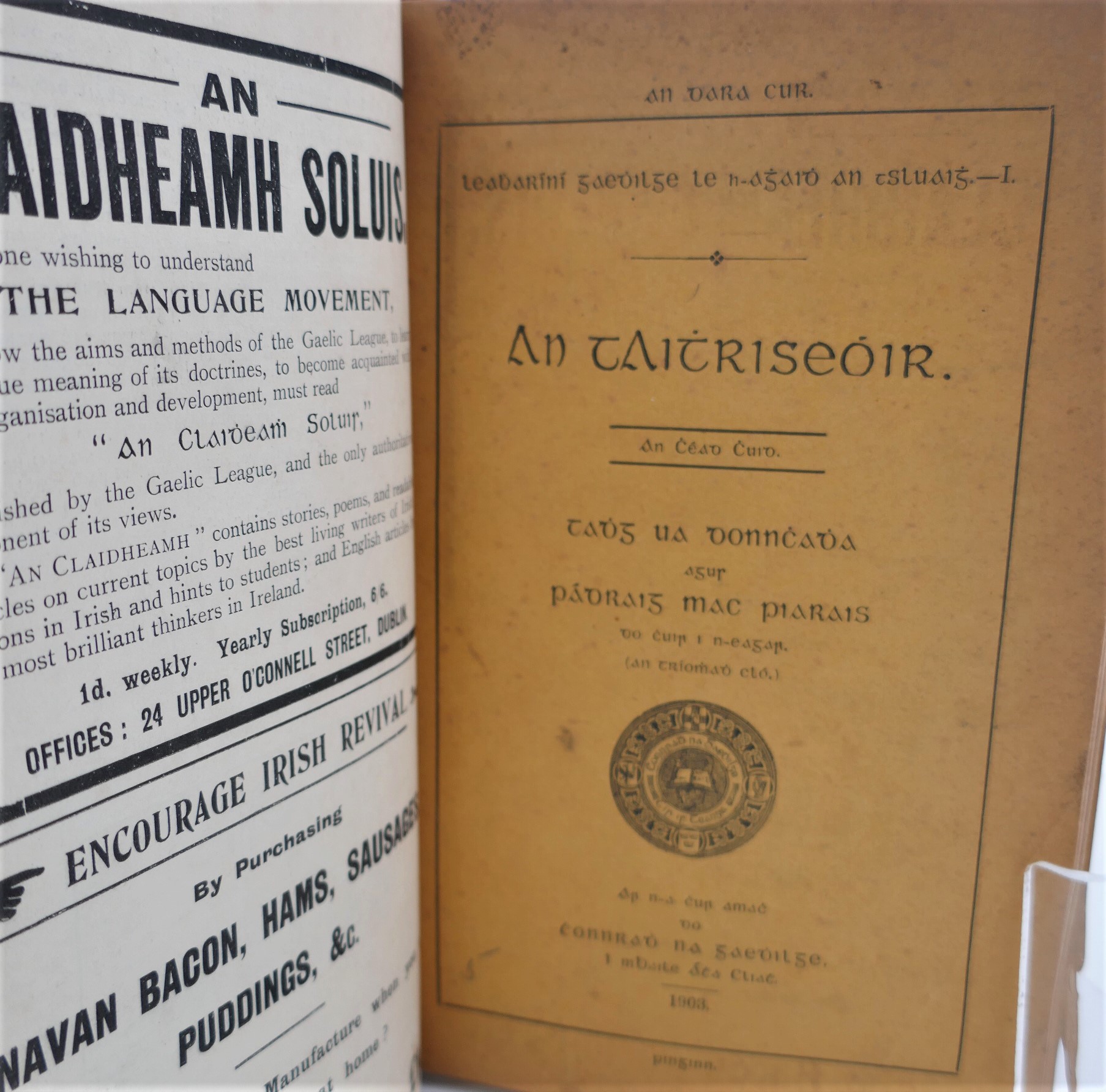 Pamphlets Relation to Irish In University Education etc. (1902-1909) - Image 6