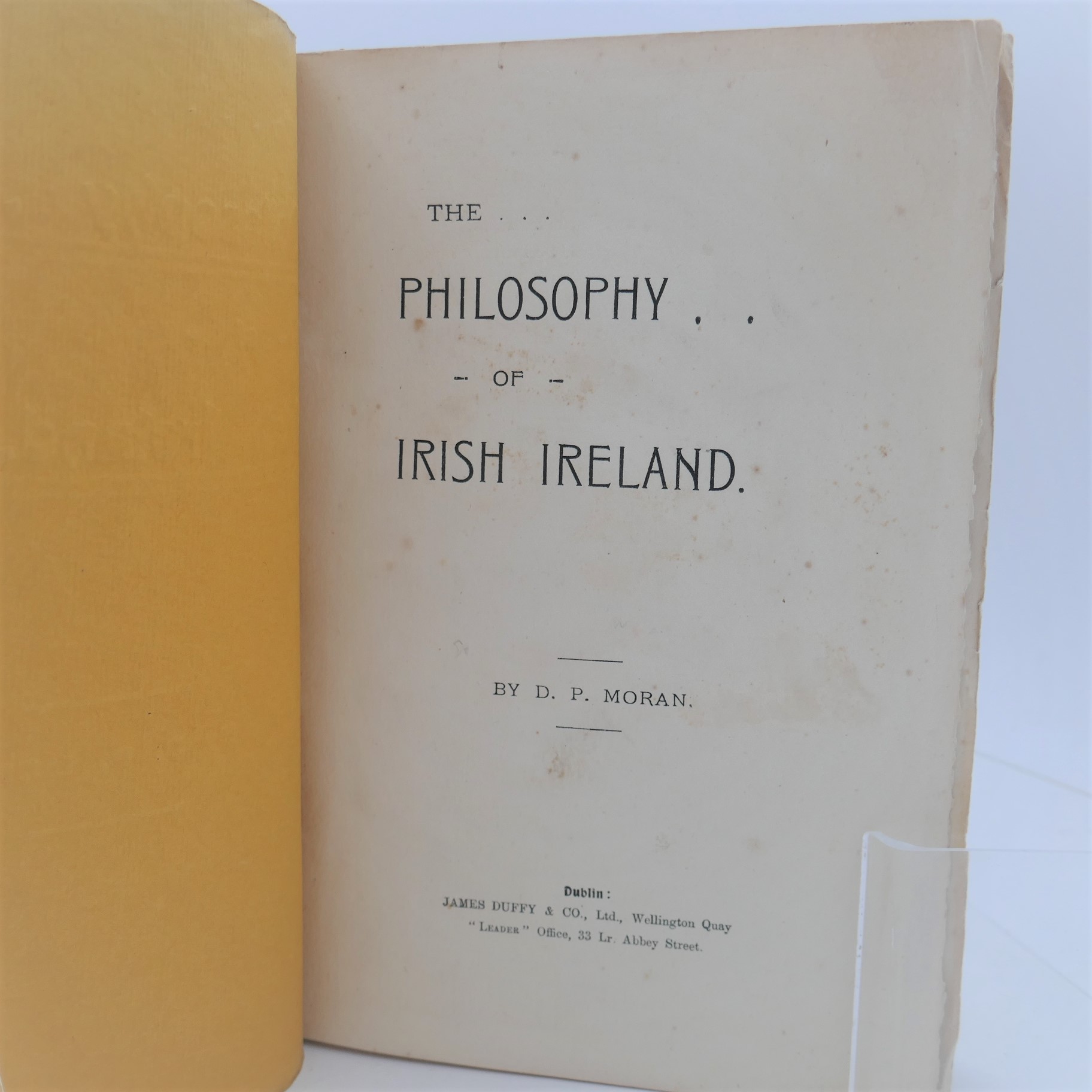 The Philosophy of Irish Ireland. Presentation Copy From P.H. Pearse (1905) - Image 2