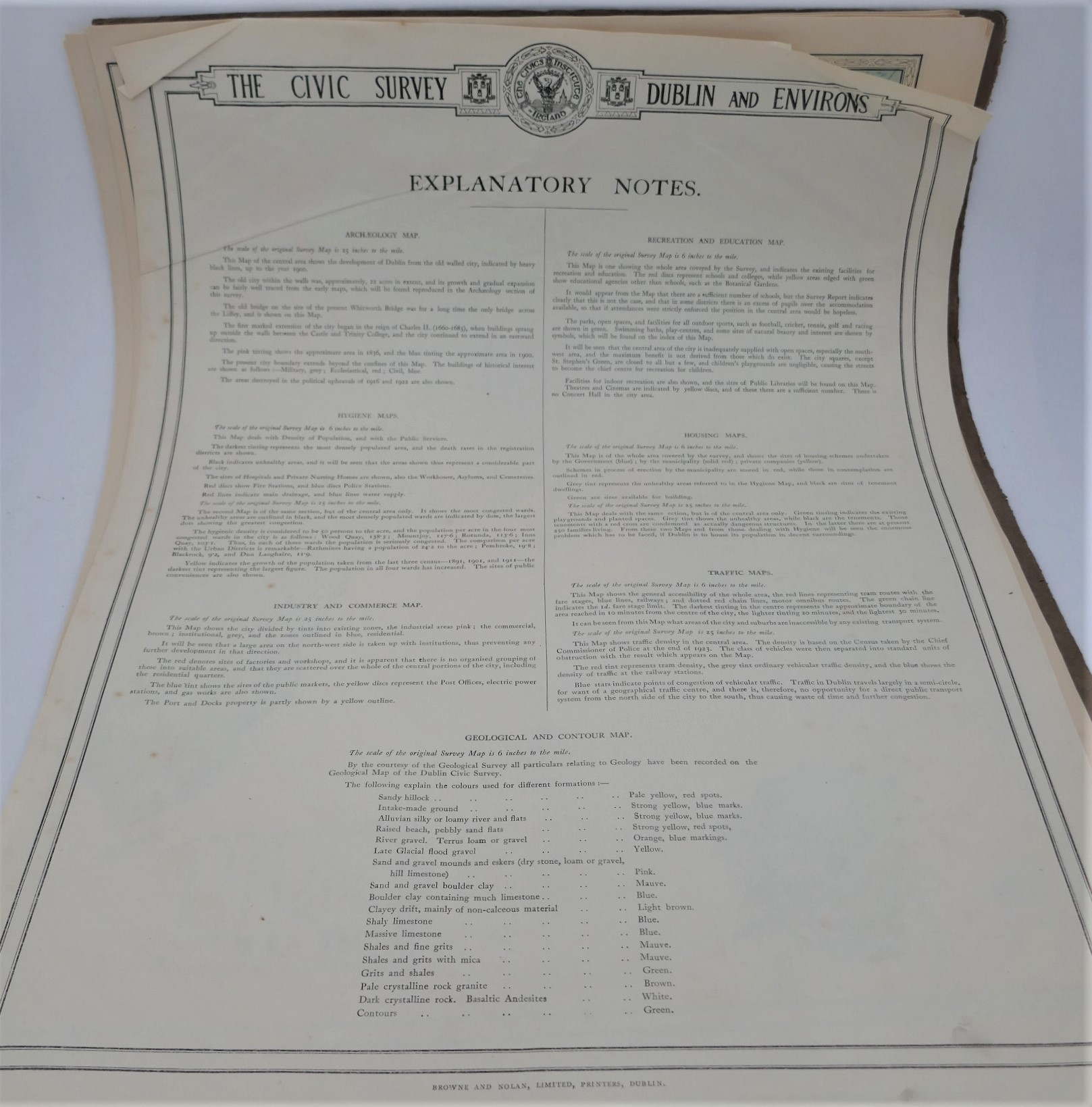 The Civic Survey of Dublin and Environs (1925)