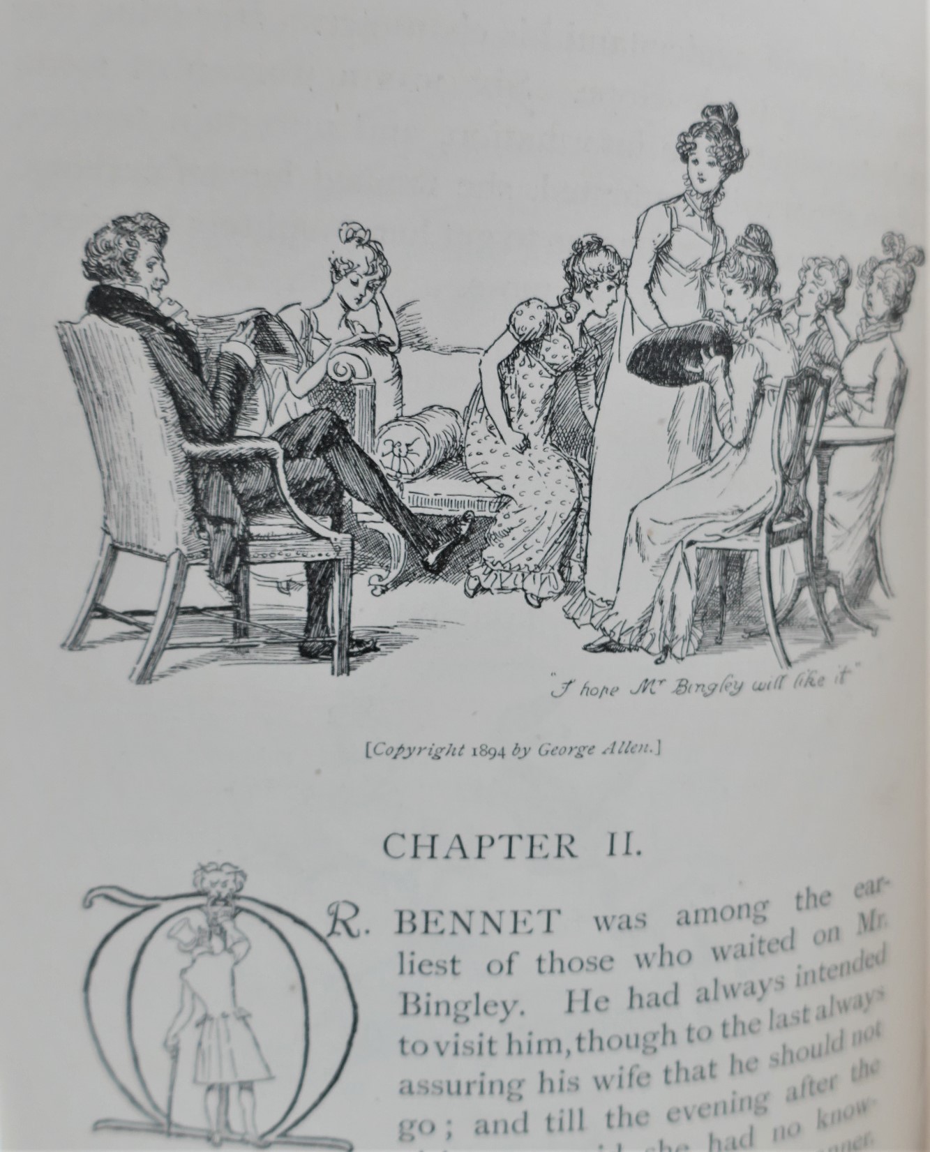 Pride and Prejudice. Illustrated by Hugh Thomson (1895) - Image 9