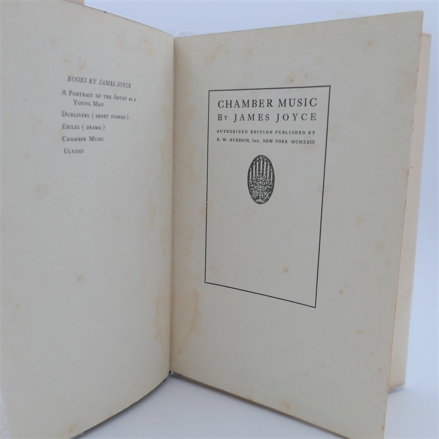 Chamber Music. First American Edition (1918) - Image 3