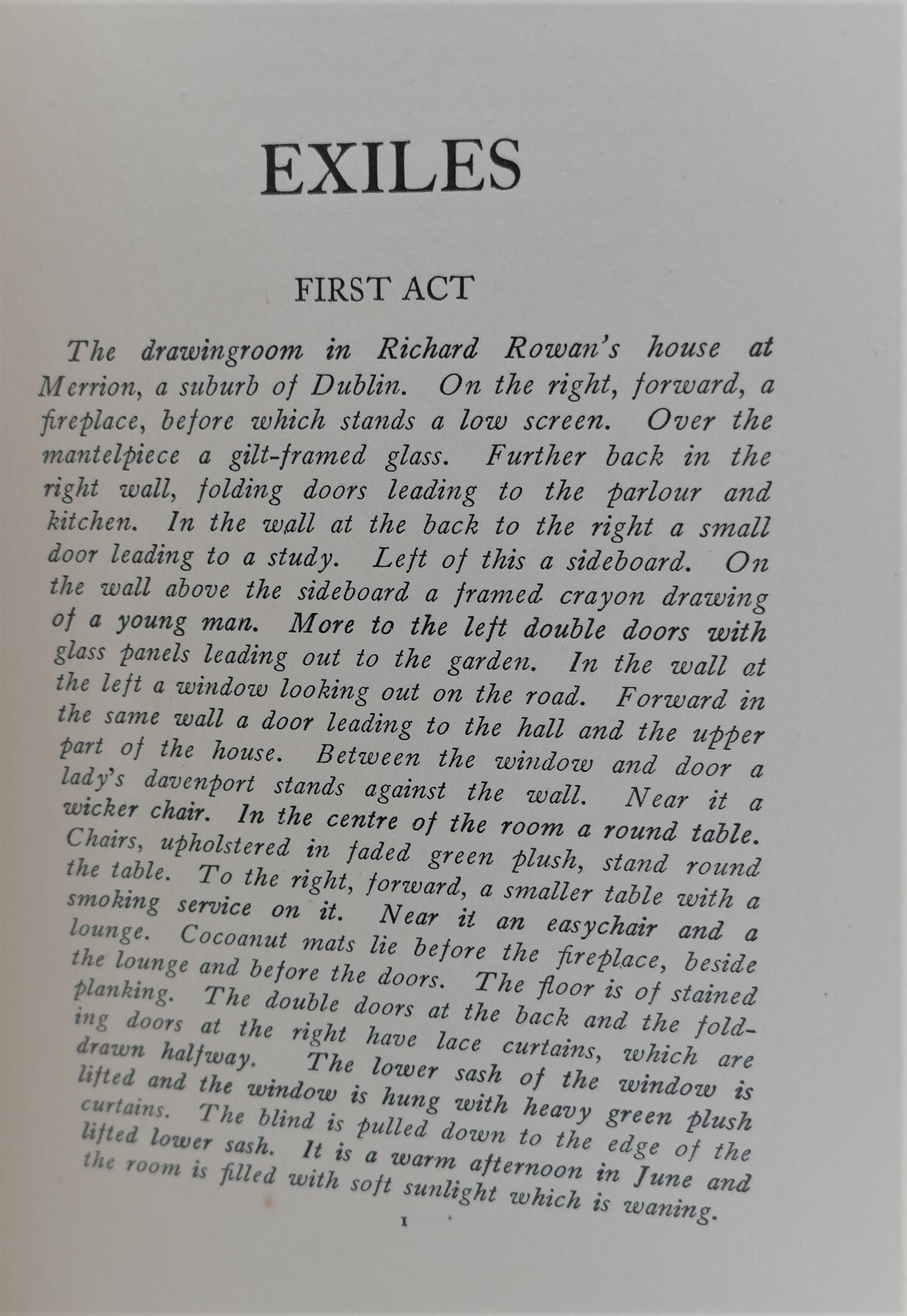 Exiles. A Play in Three Acts (1918) - Image 2