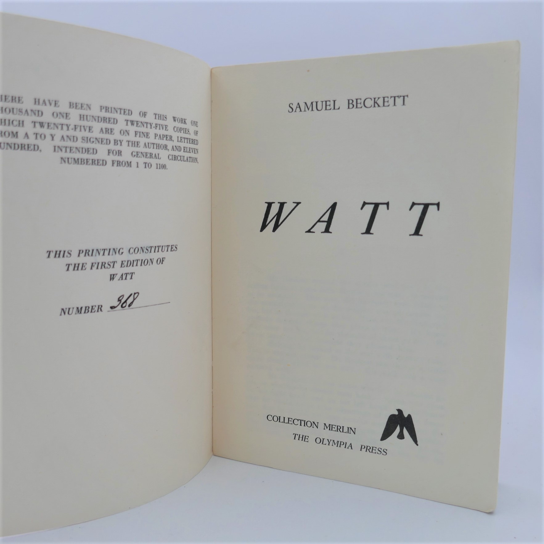 Watt. First Edition (1953) - Image 3