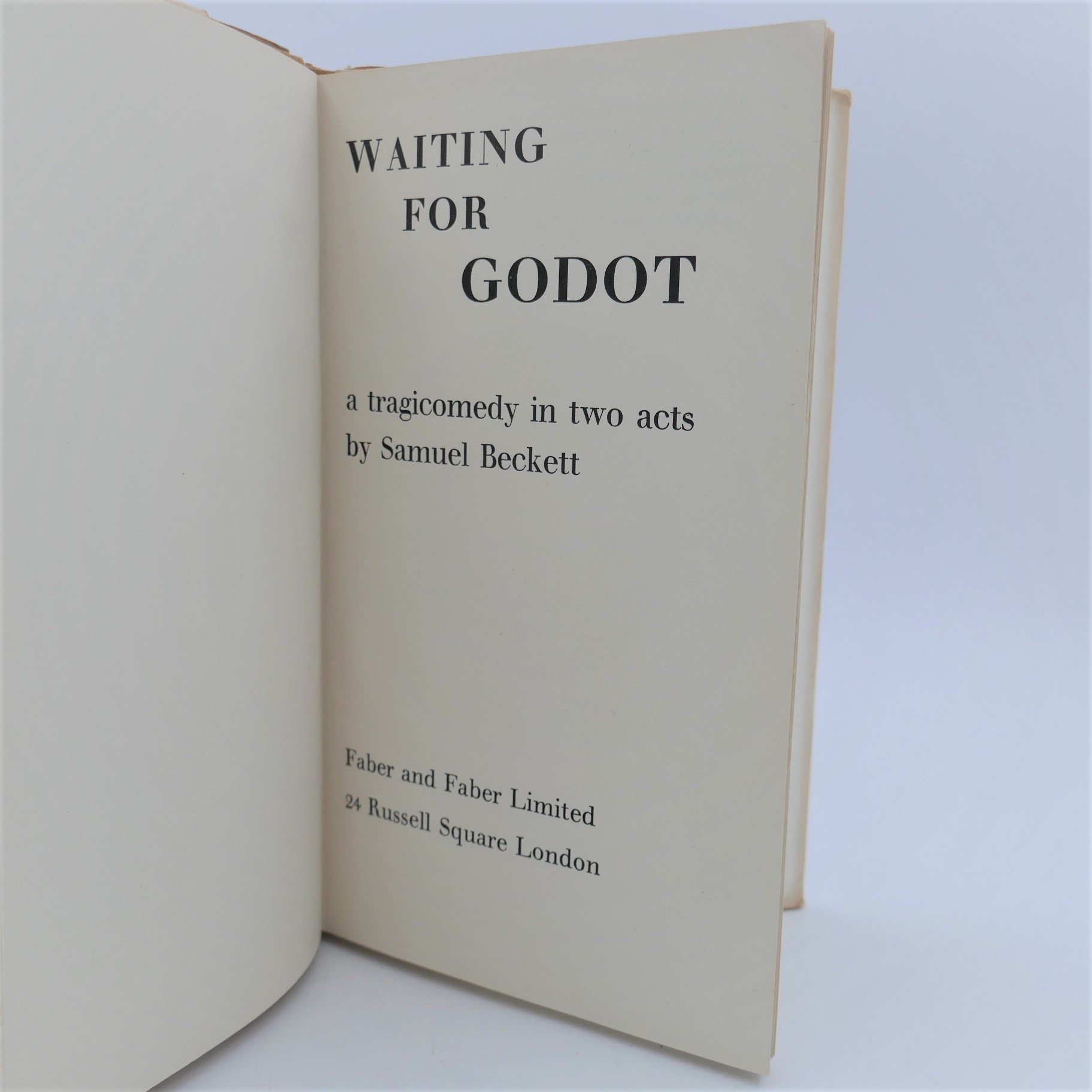 Waiting for Godot. First UK Edition (1956) - Image 2