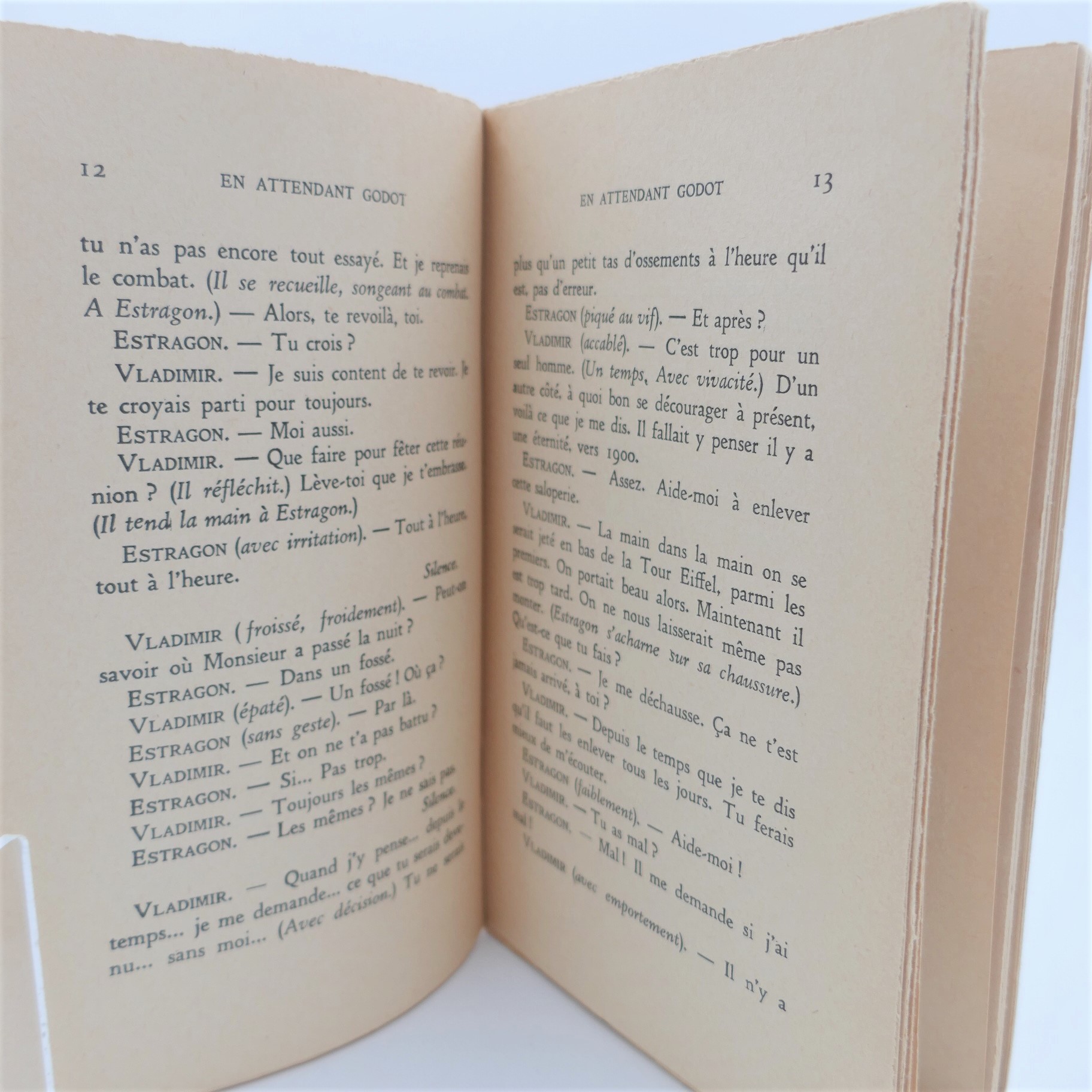 En attendant Godot: Piece en deux Actes. First Edition (1952) - Image 4