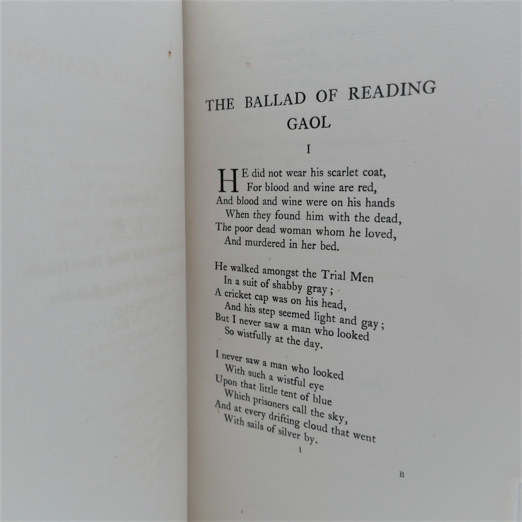 The Ballad of Reading Gaol. First Edition (1898) - Image 4