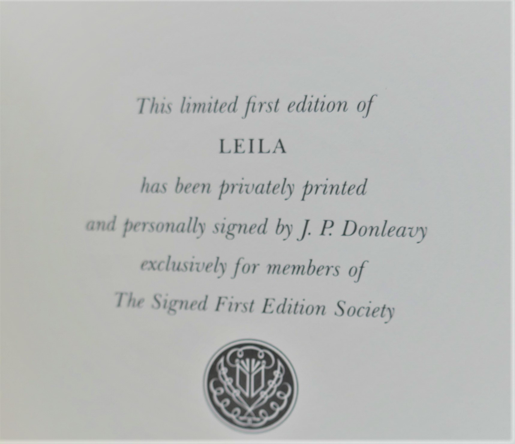 Leila. Limited Signed Edition (1983) - Image 5