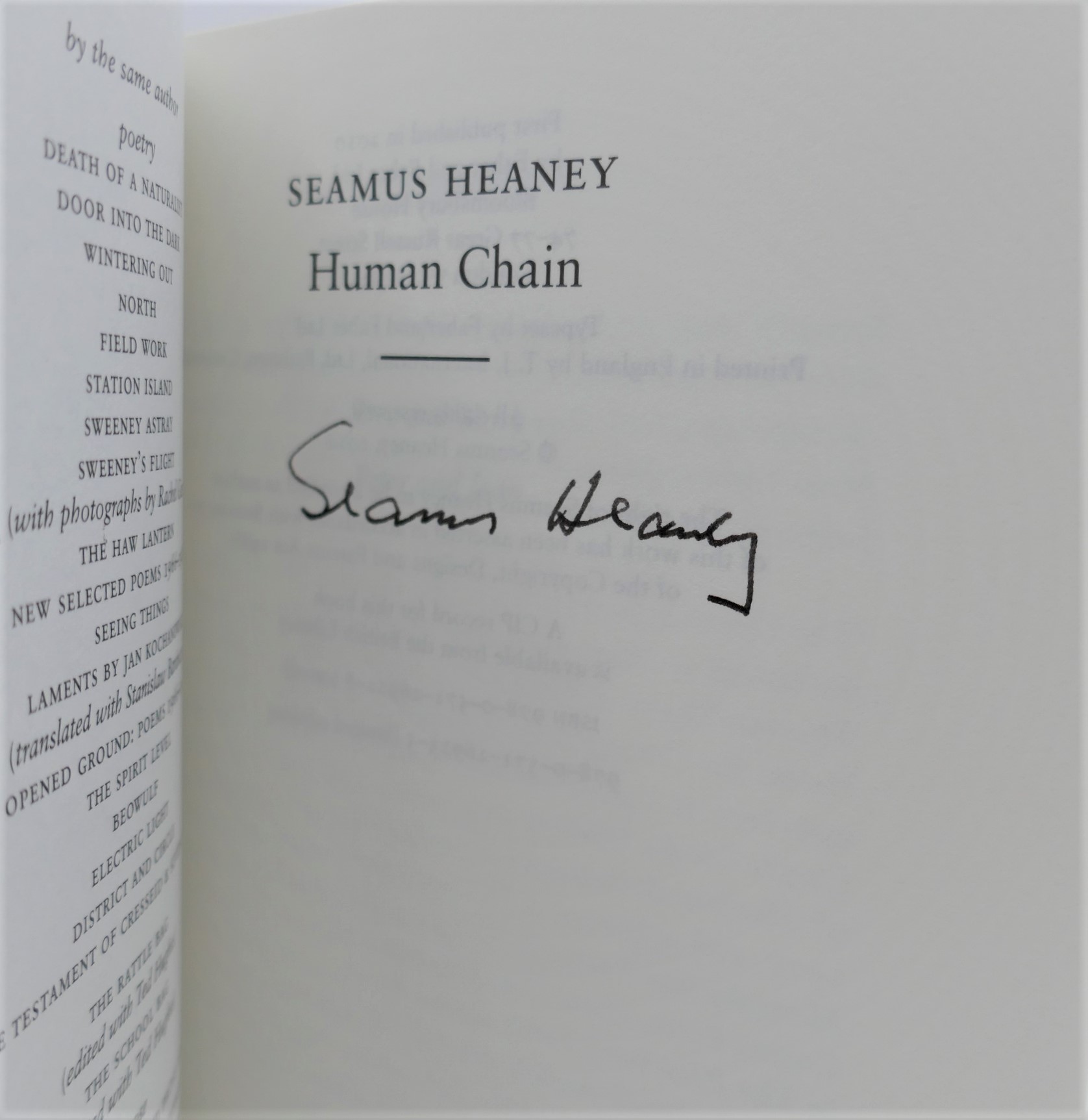 Human Chain. Signed by the Author (2010) - Image 2