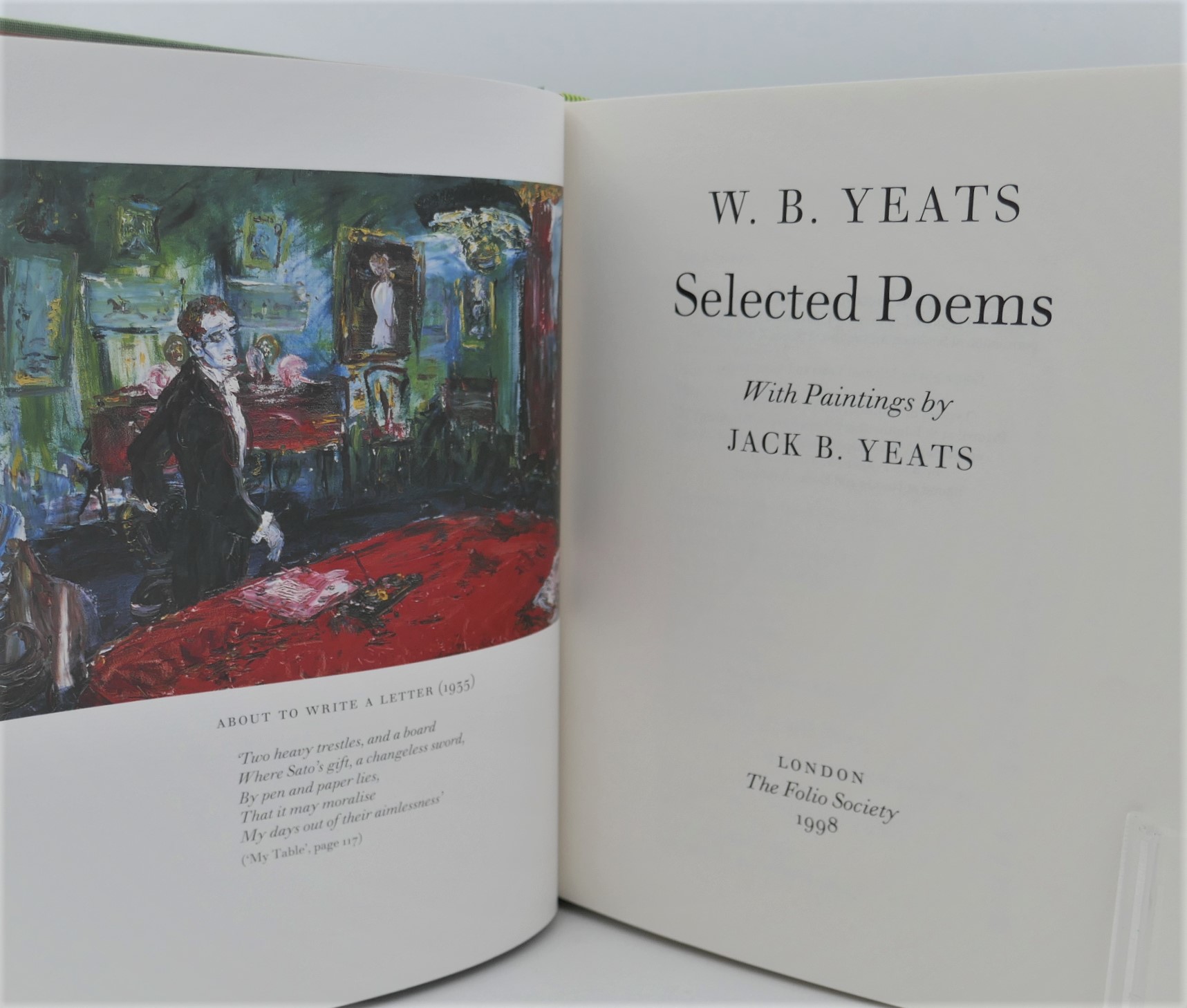 Selected Poems. Paintings by Jack B. Yeats (1998) - Image 2