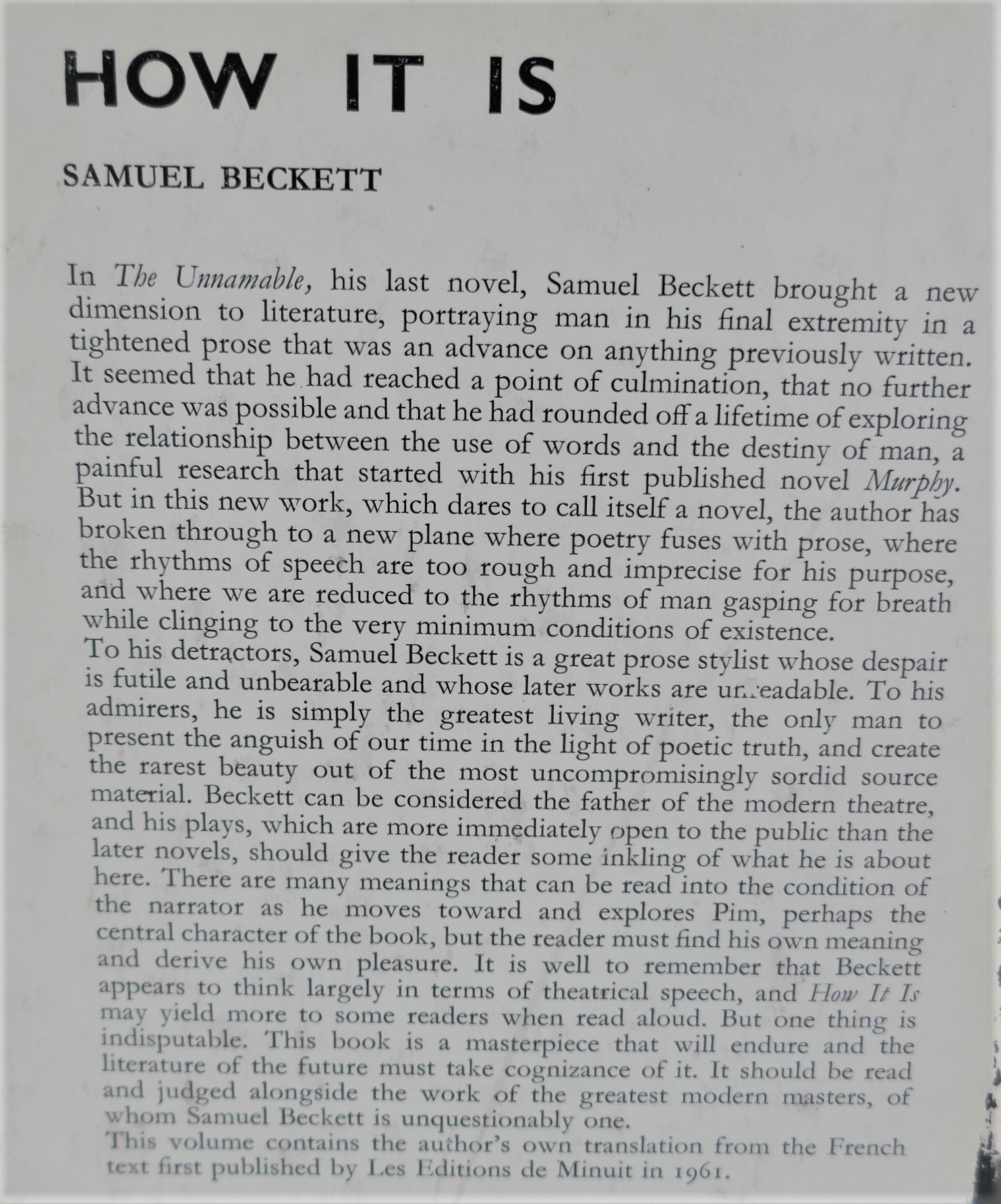 How It Is (1964) - Image 4