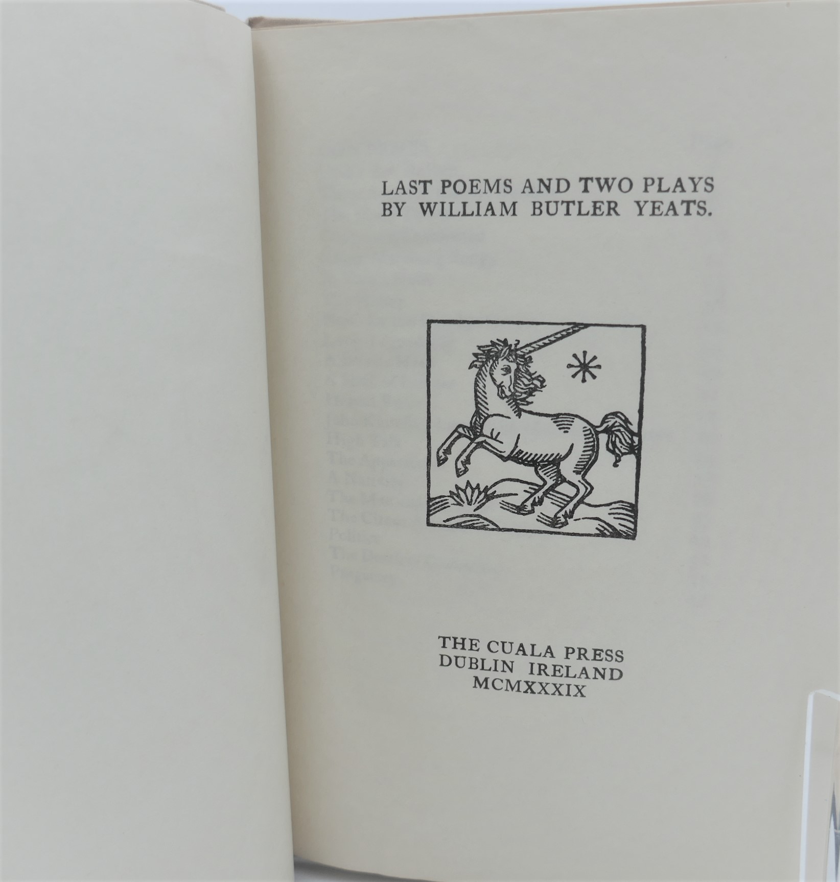 Last Poems and Two Plays (1939) - Image 2