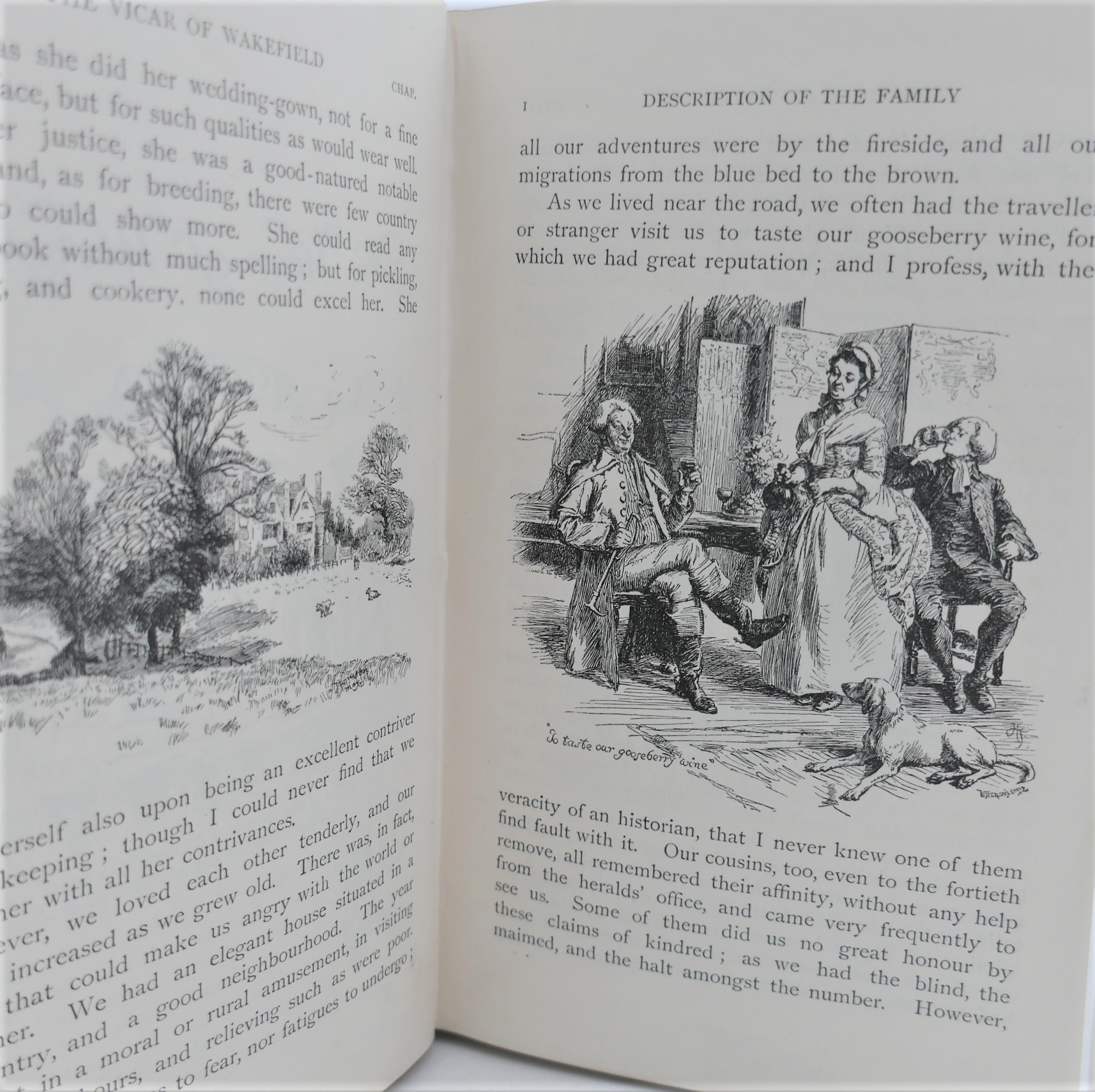 The Vicar of Wakefield. Illustrated by Hugh Thomson (1890) - Image 3