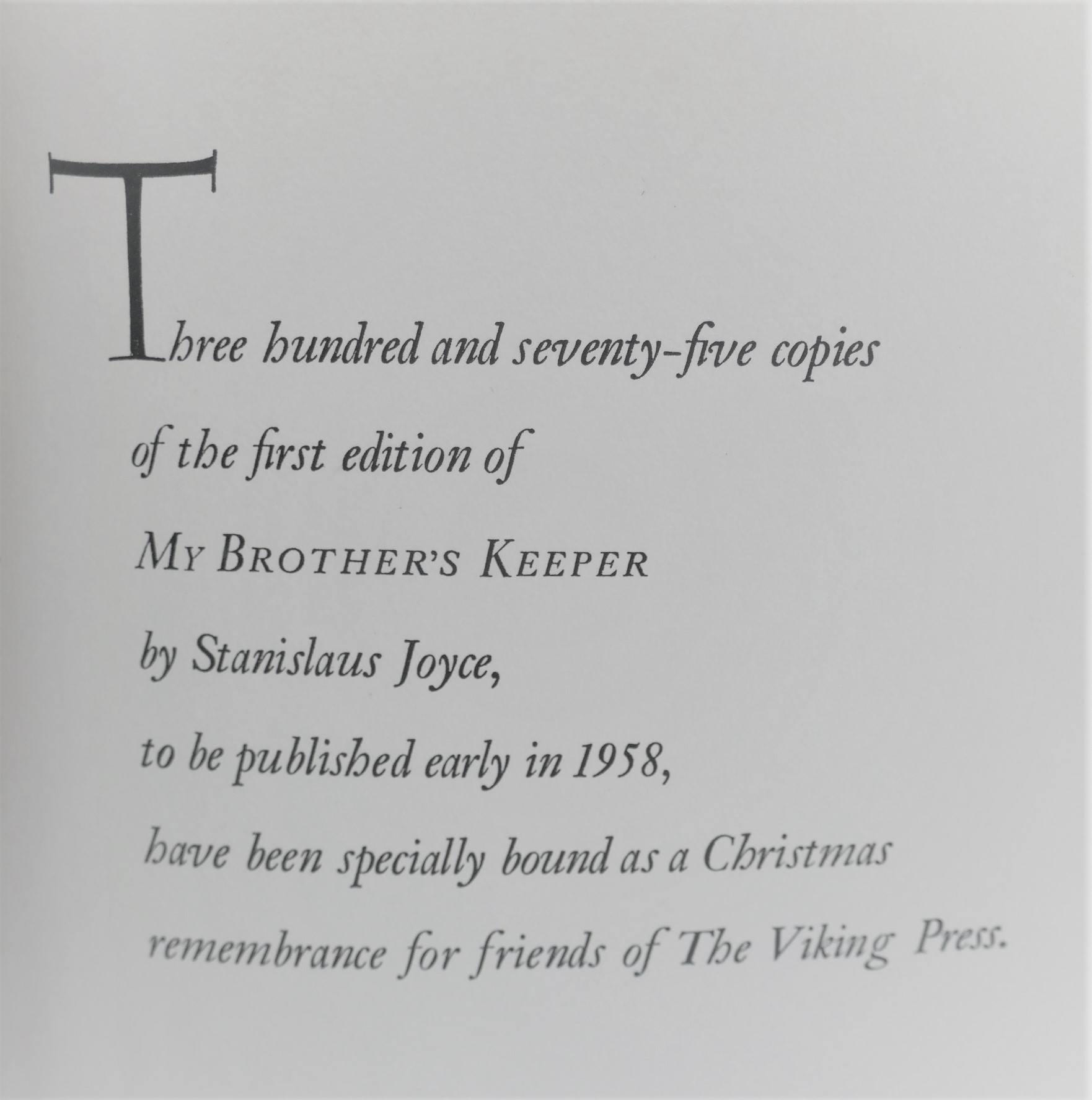My Brother's Keeper. Preface By T.S. Eliot (1958) - Image 4