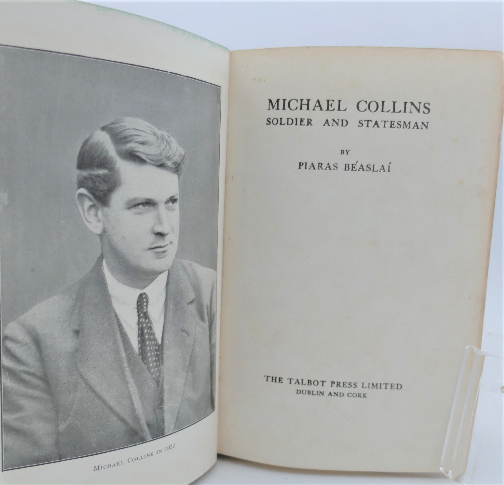 Michael Collins. Soldier and Statesman (1937) - Image 2