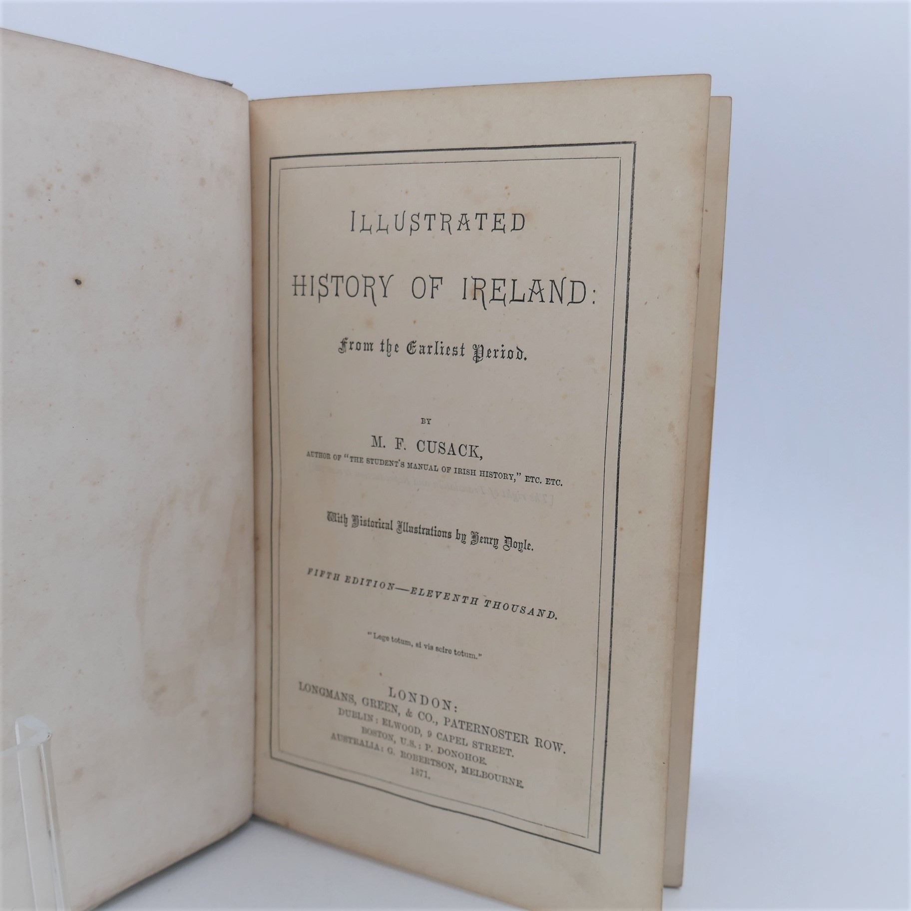 An Illustrated History of Ireland (1871) - Image 3