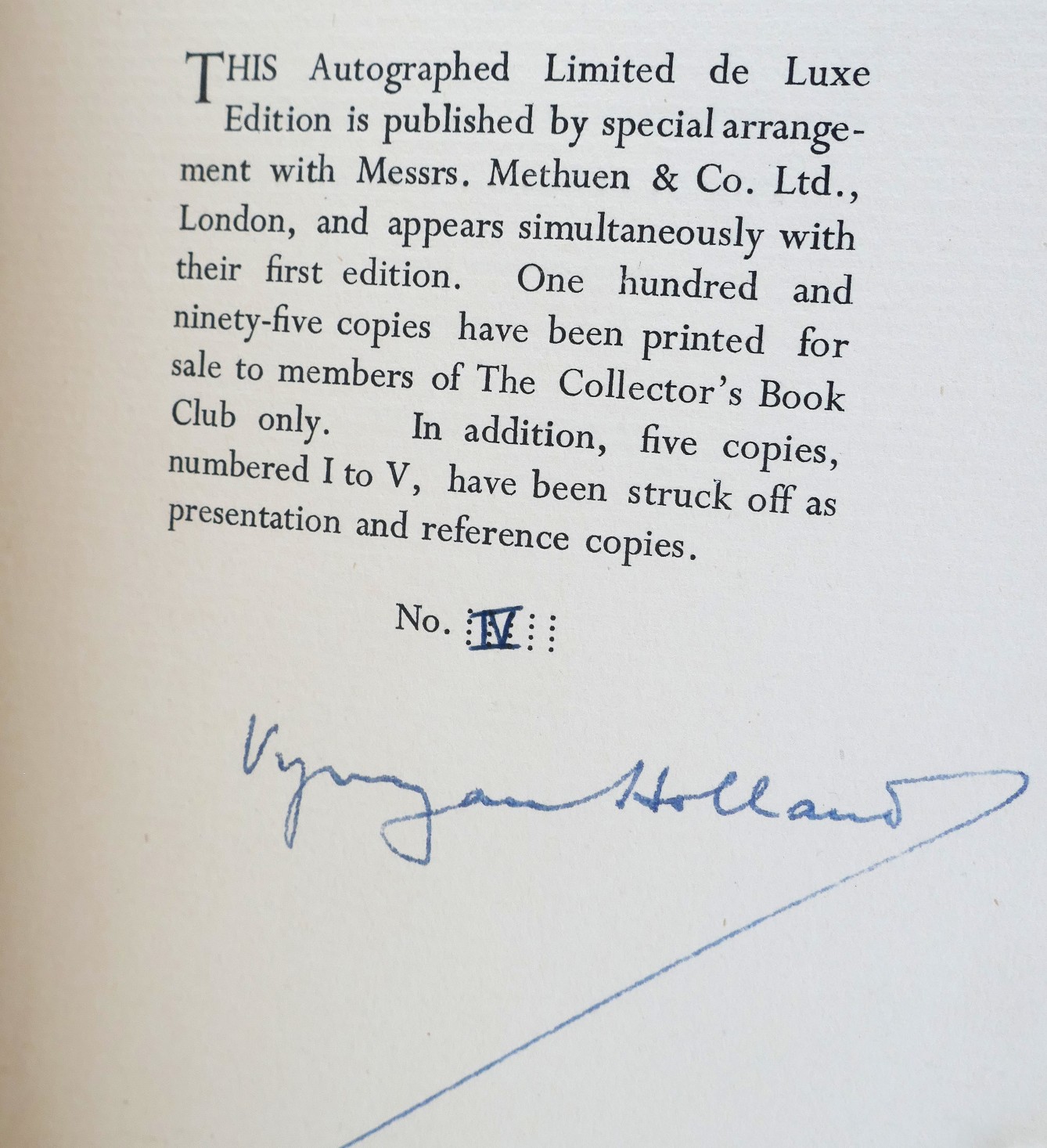 De Profundis. Limited Edition - Signed by Oscar Wilde's Son (1949) - Image 4