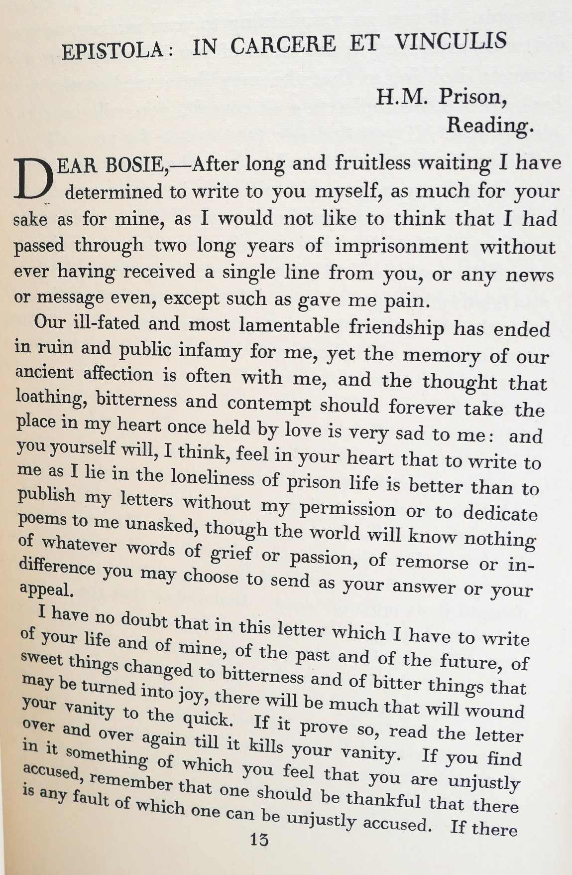 De Profundis. Limited Edition - Signed by Oscar Wilde's Son (1949) - Image 6