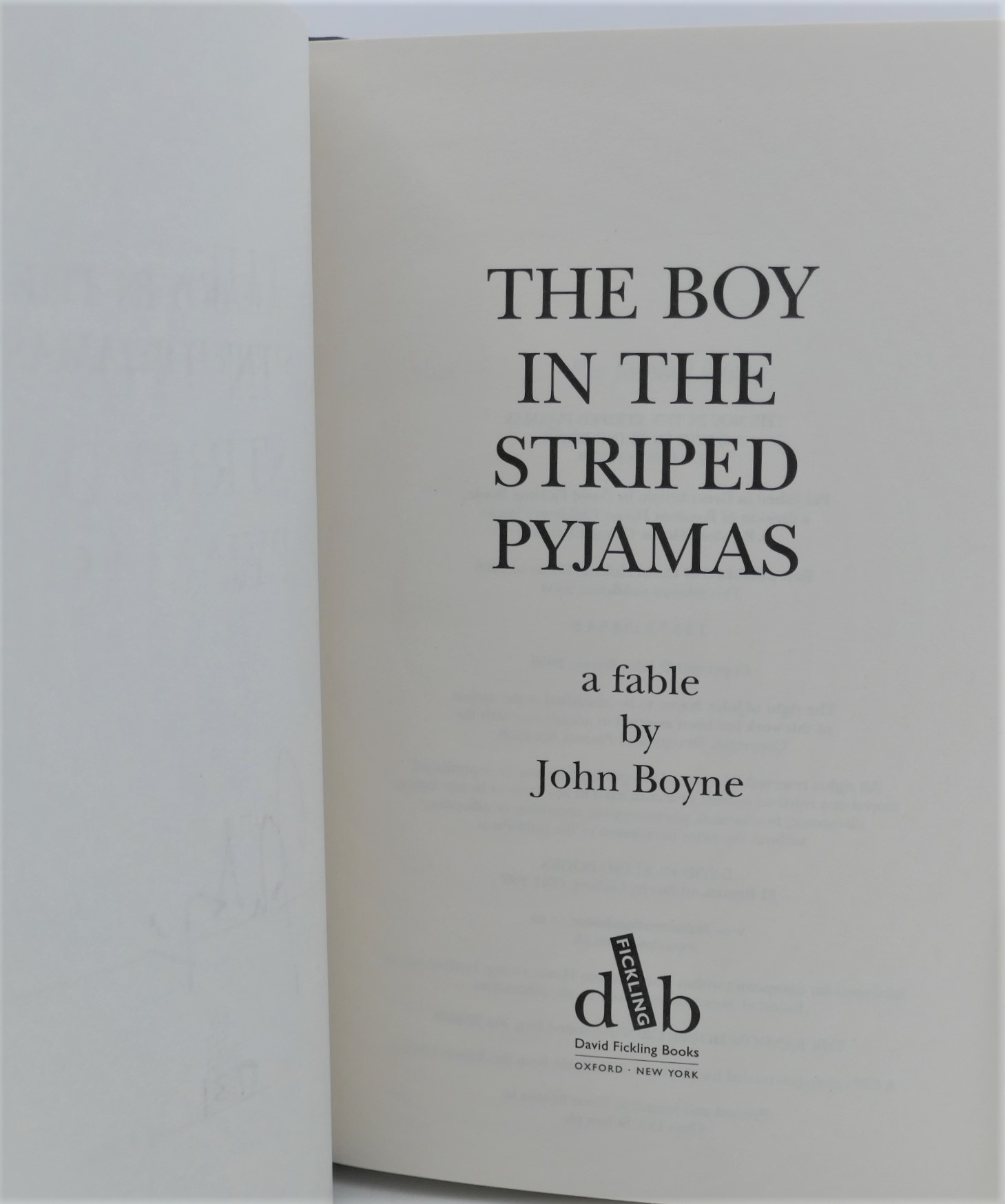 The Boy in the Striped Pyjamas. Limited Signed Issue (2008) - Image 3