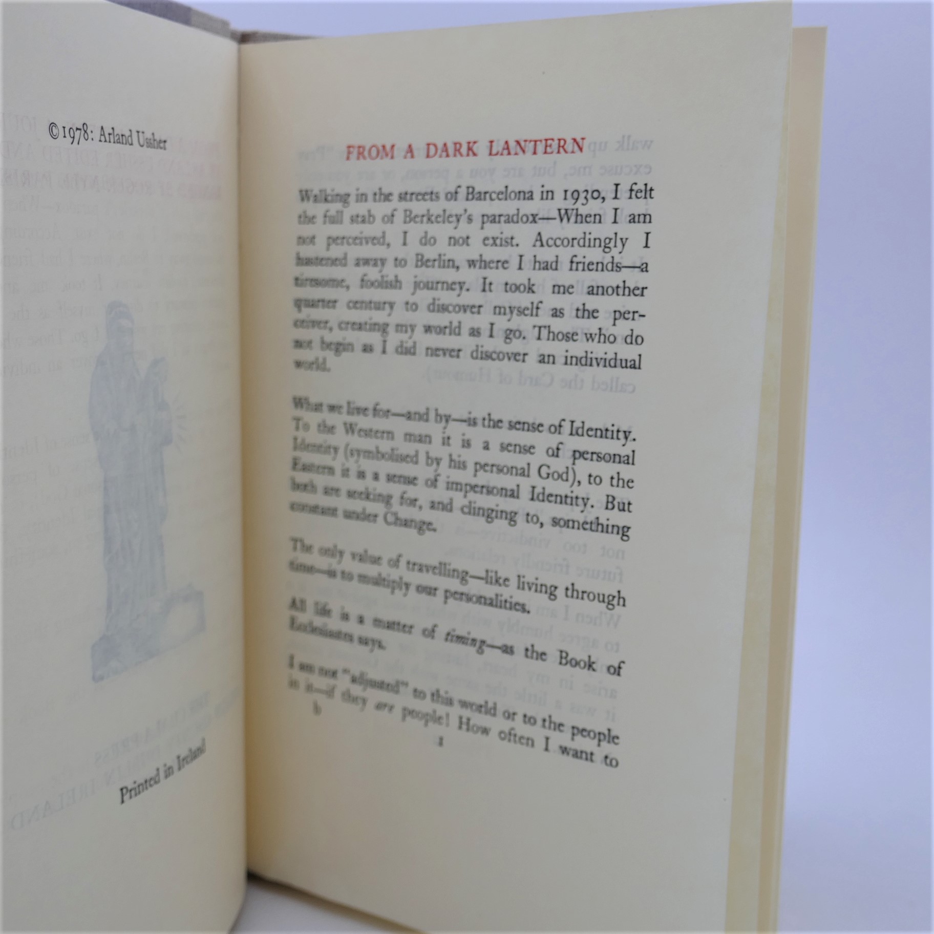 From a Dark Lantern. A Journal (1978) - Image 2