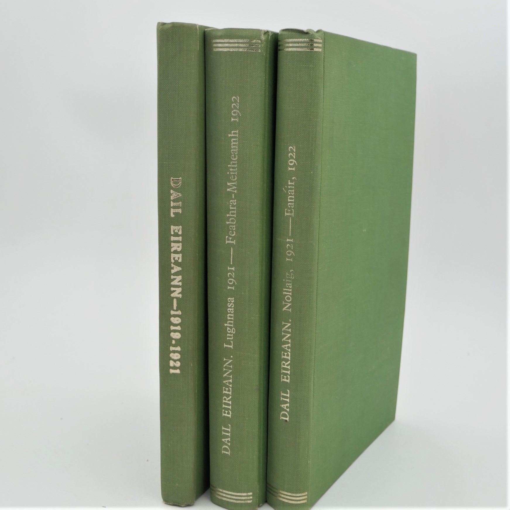 Minutes of Proceedings of the First Dáil. Three Volumes (1919-1922)