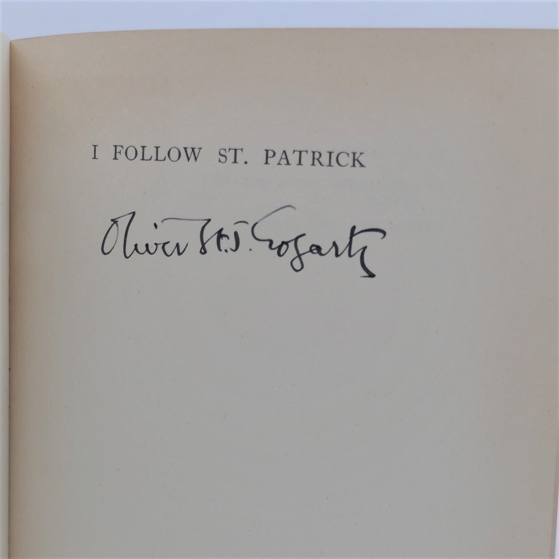 I Follow Saint Patrick. Author Signed (1938) - Image 3