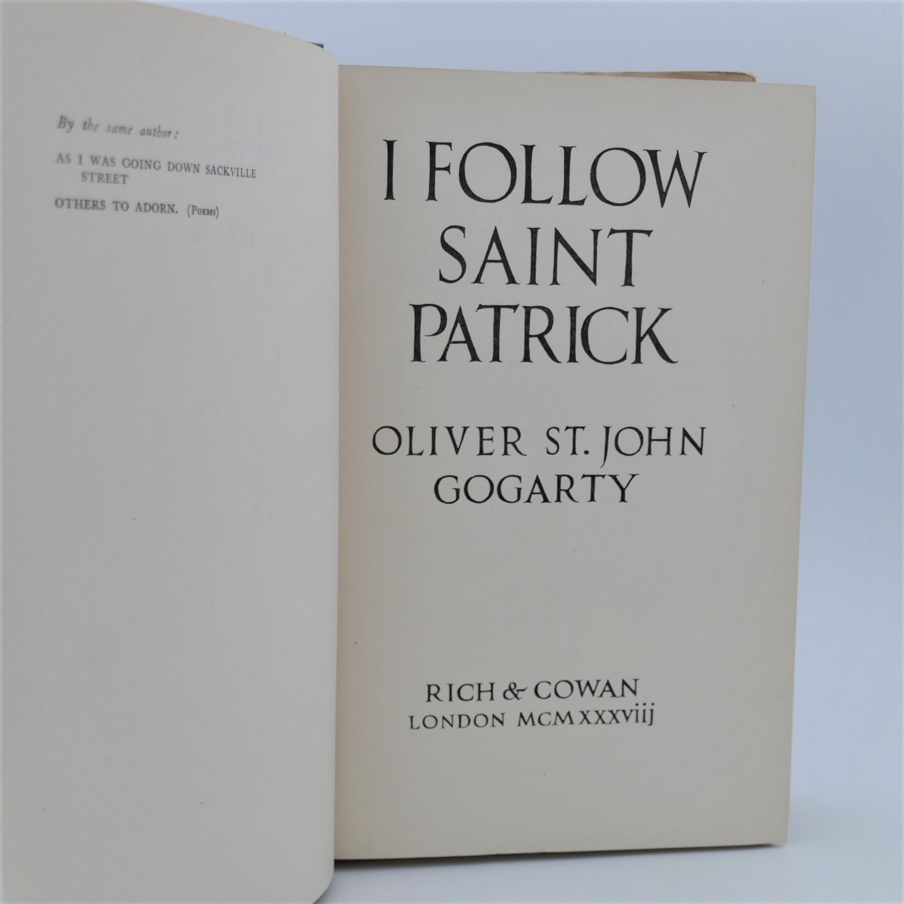 I Follow Saint Patrick. Author Signed (1938) - Image 4