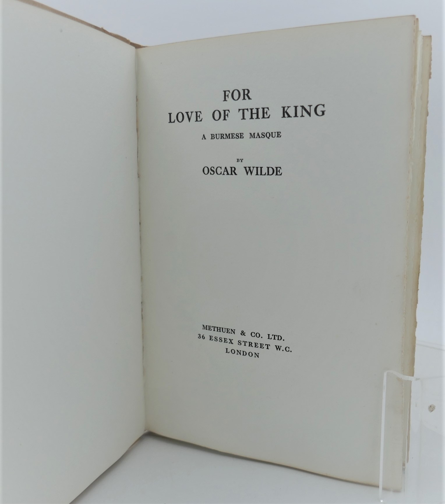 For Love of The King. A Burmese Masque (1922) - Image 2