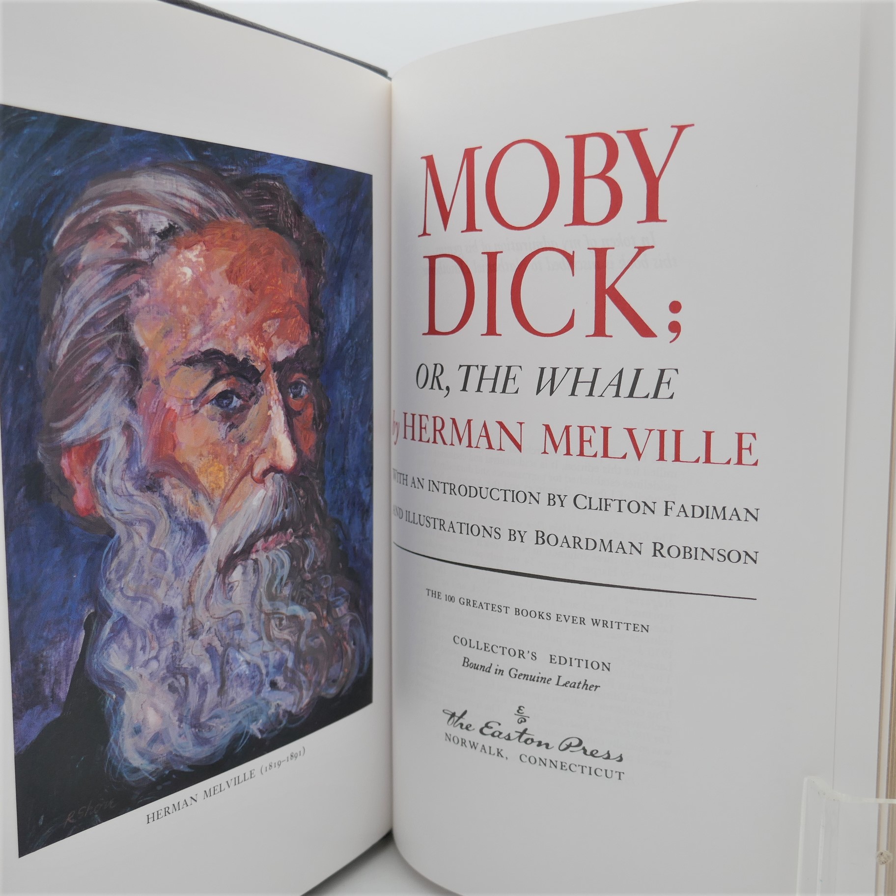 Moby Dick. Illustrated By Boardman Robinson (1977) - Image 3