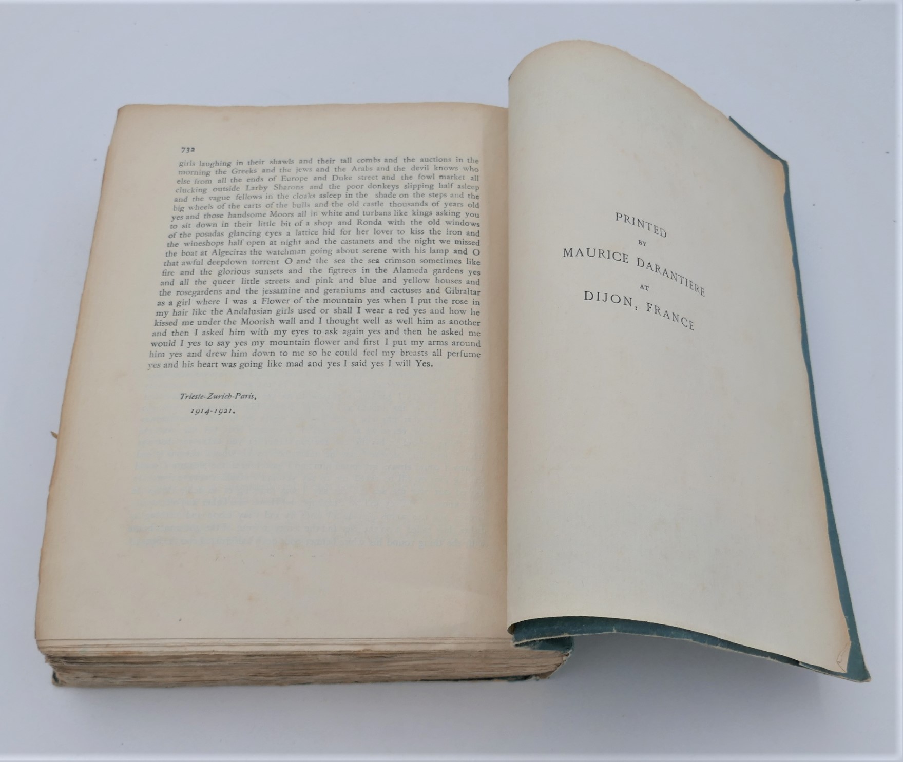 Ulysses. Second Edition (Paris 1922) - Image 10