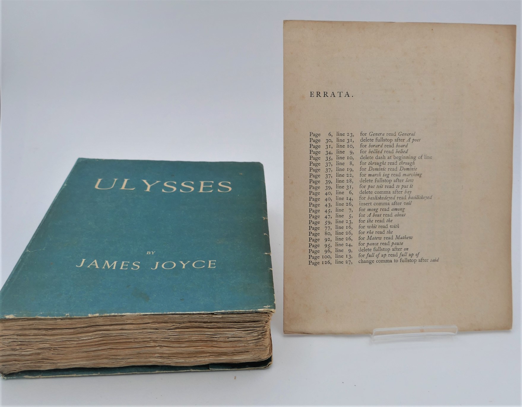 Ulysses. Second Edition (Paris 1922) - Image 13