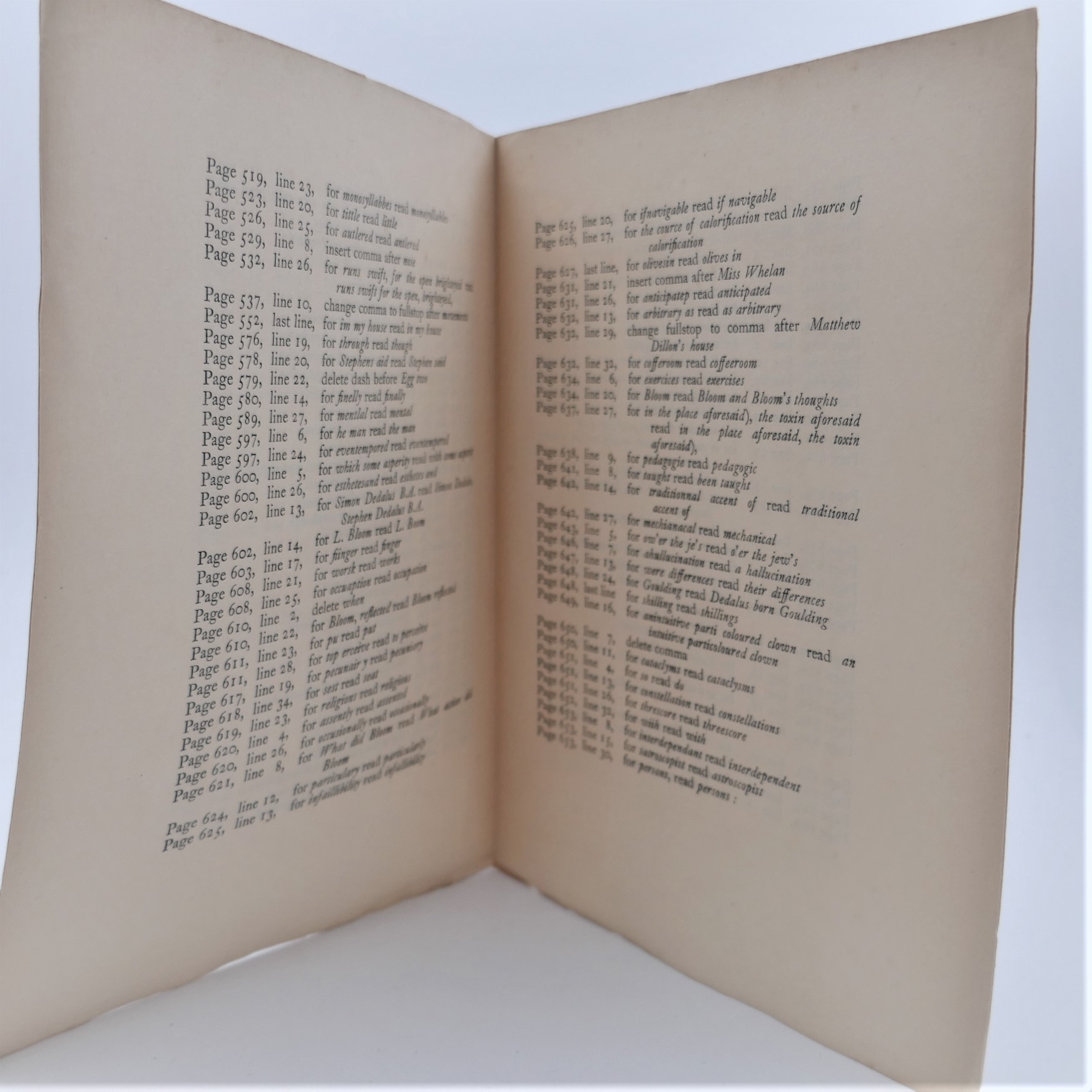 Ulysses. Second Edition (Paris 1922) - Image 14