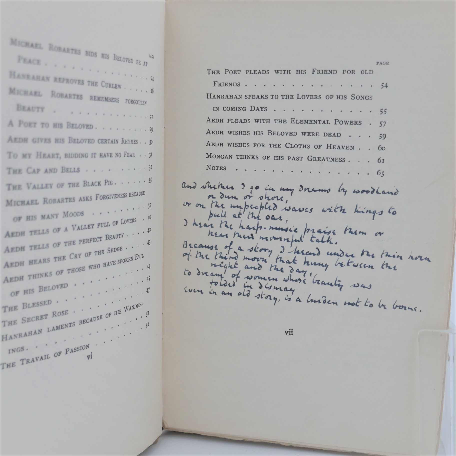 The Wind Among the Reeds. Association Copy (1903) - Image 7
