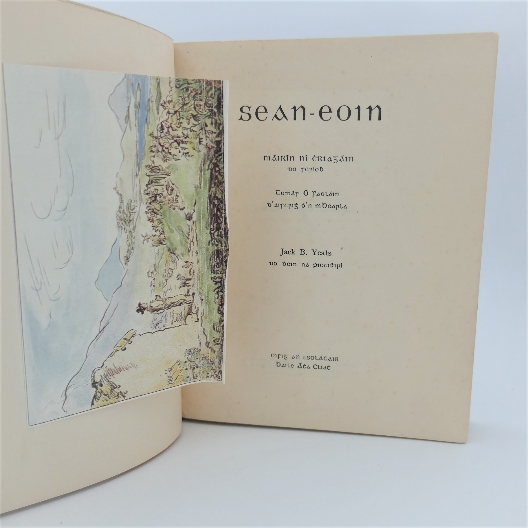 Sean-Eoin. Illustrated by Jack B. Yeats (1938) - Image 2