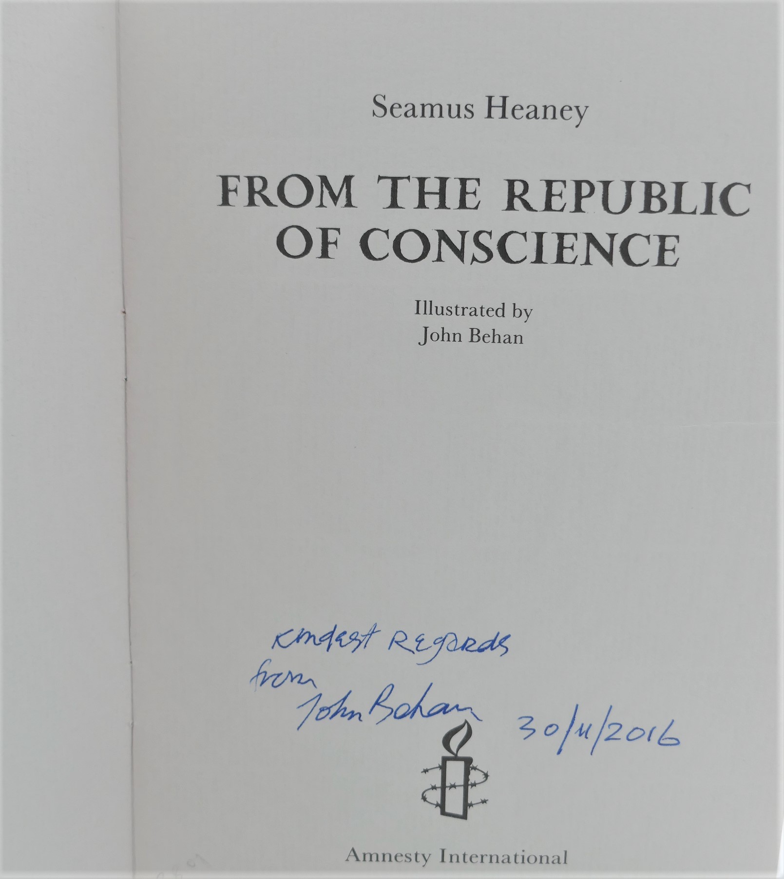 From the Republic of Conscience. Signed by Illustrator (1985) - Image 2