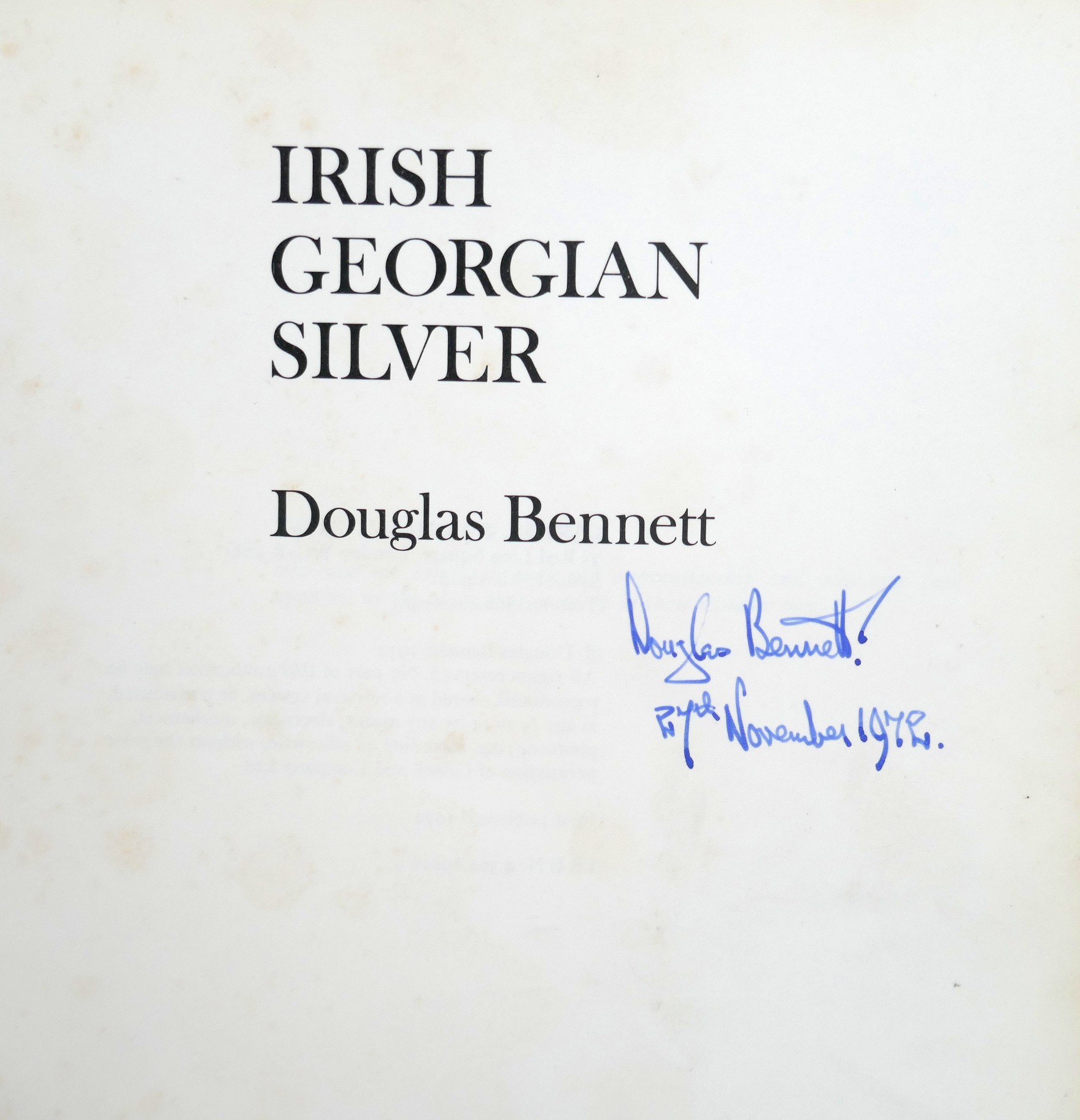 Irish Georgian Silver. Signed by the Author (1972) - Image 7