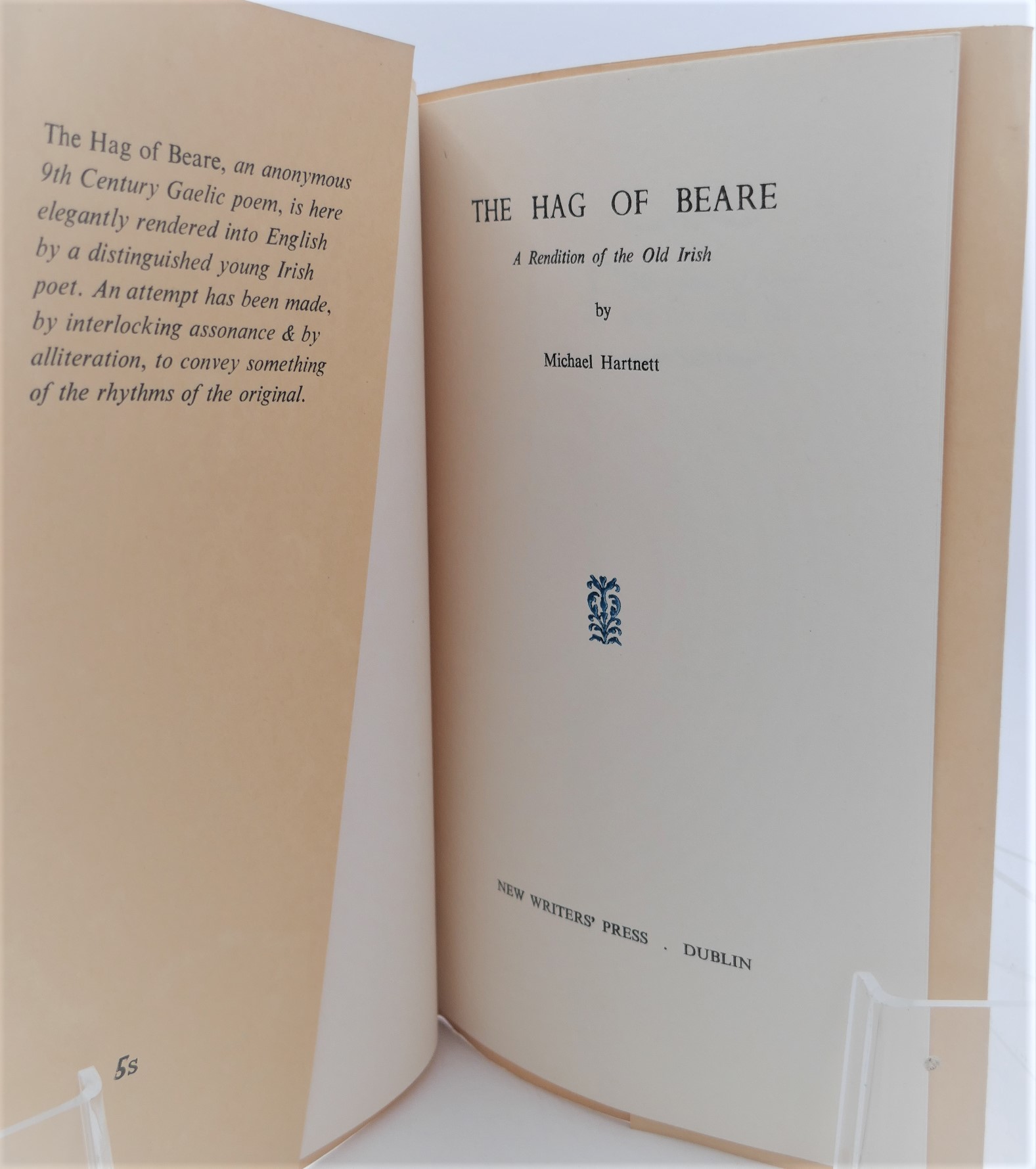 The Hag of Beare. A Rendition of the Old Irish (1969) - Image 2