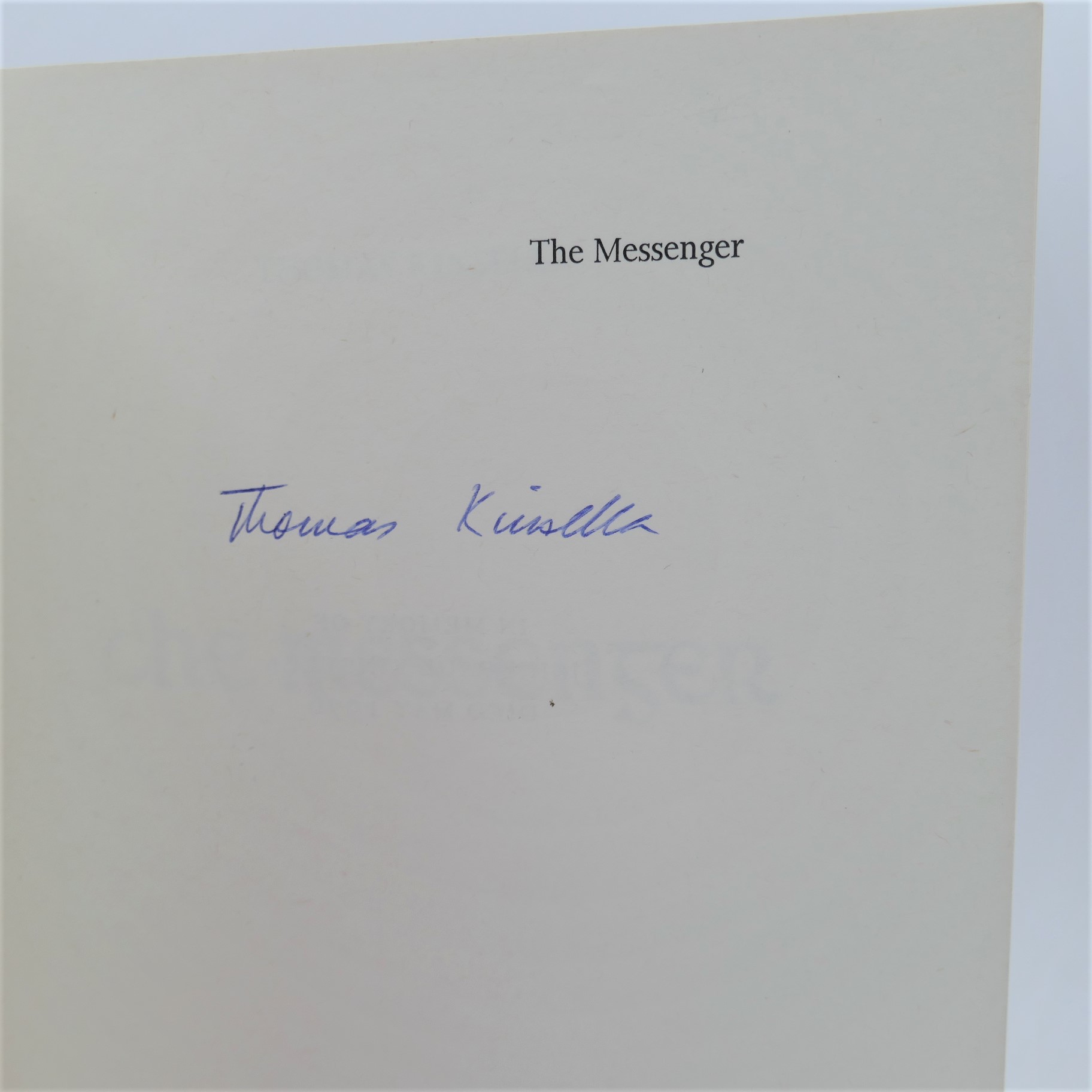The Messenger. Signed Copy (1978) - Image 2