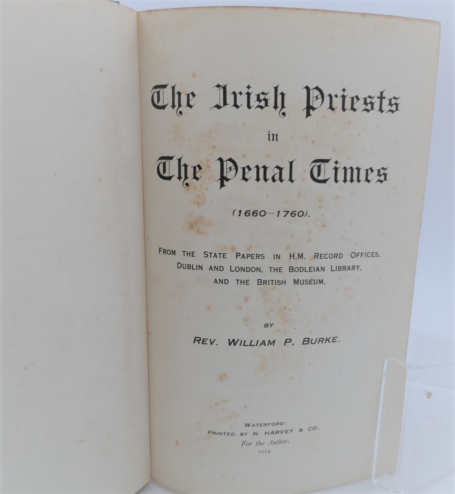 The Irish Priests in the Penal Times (1660-1760). - Image 2