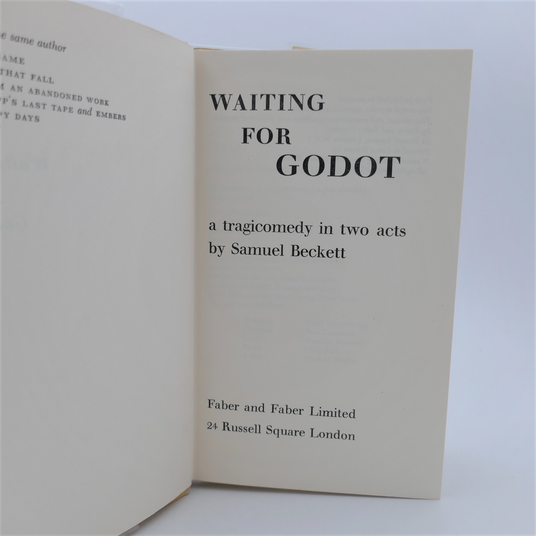 Waiting for Godot. Unexpurgated Edition (1965) - Image 3