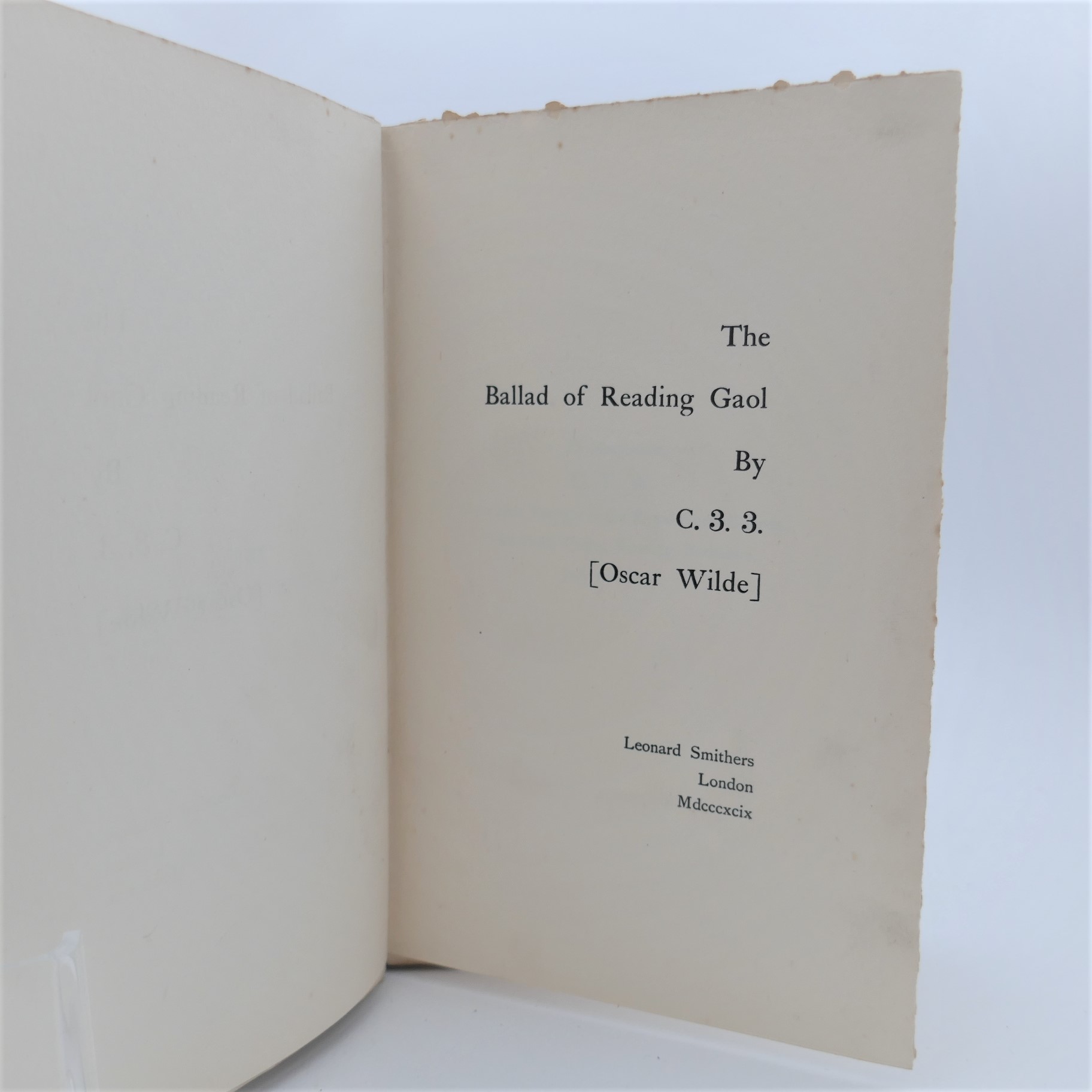 The Ballad of Reading Gaol. Pirated Edition (1905) - Image 2