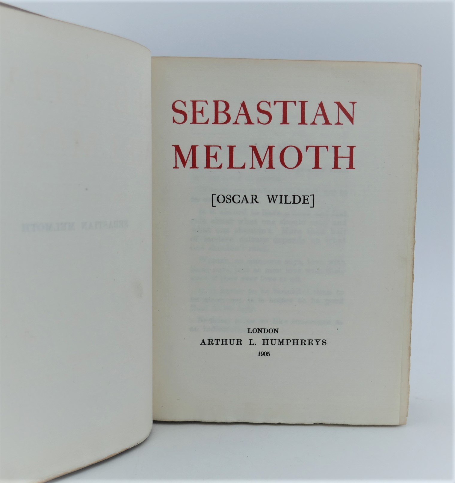 Sebastian Melmoth (1905) - Image 2