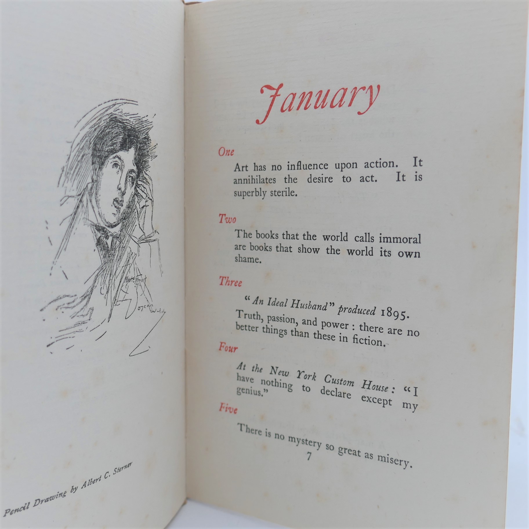 The Oscar Wilde Calendar (1921) - Image 3