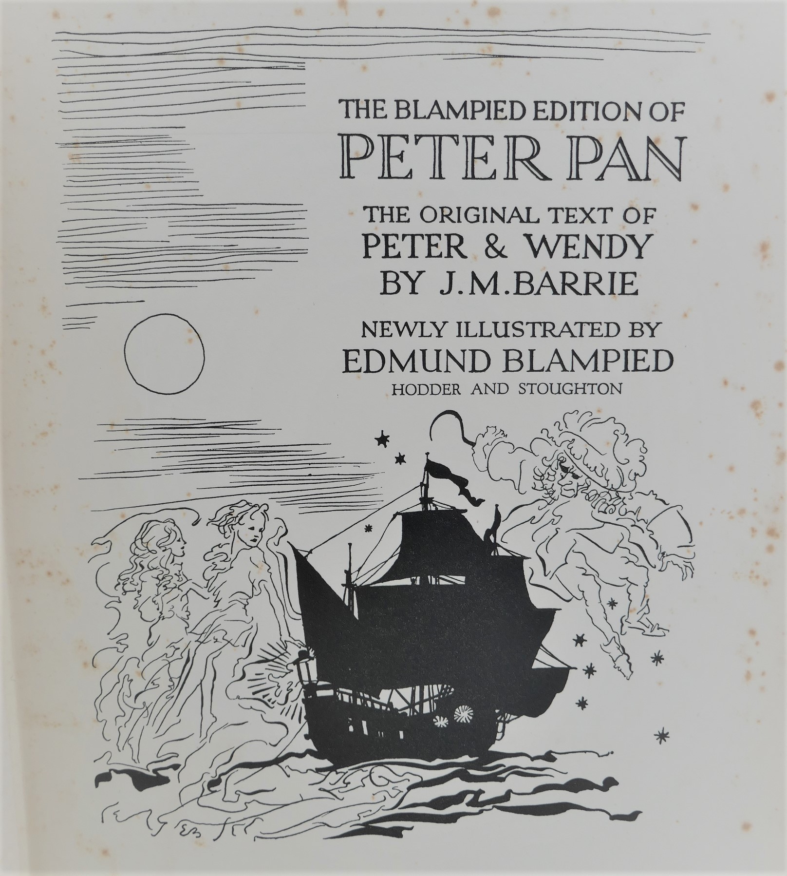 Peter And Wendy. Illustrated by Edmund Blampied (1939) - Image 2