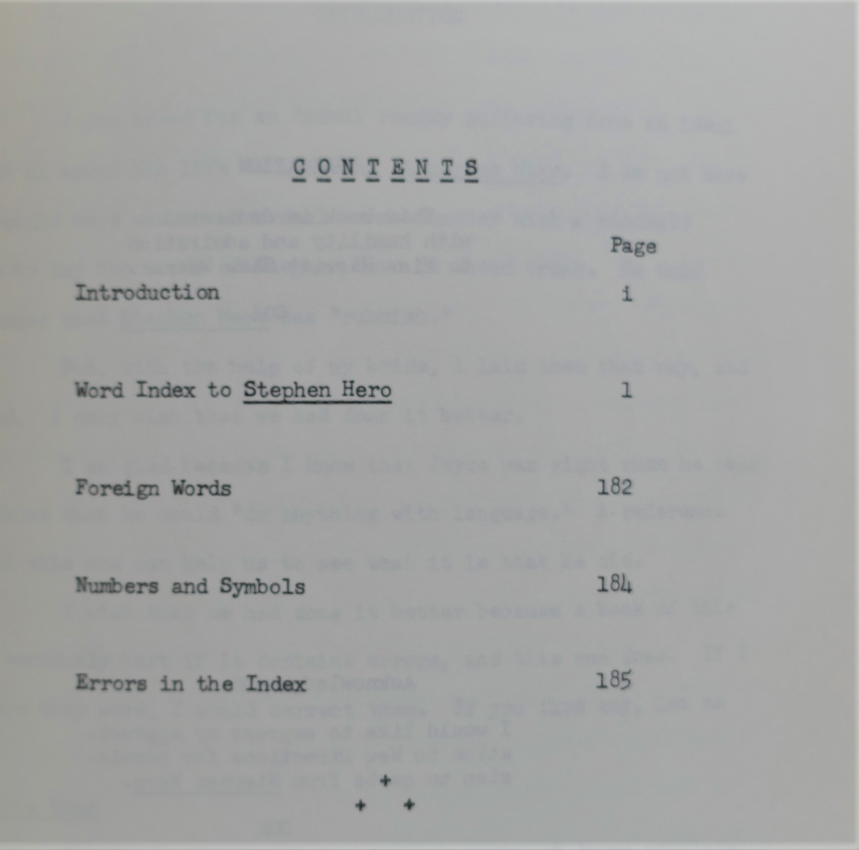 Word Index to James Joyce's Stephen Hero (1958) - Image 2