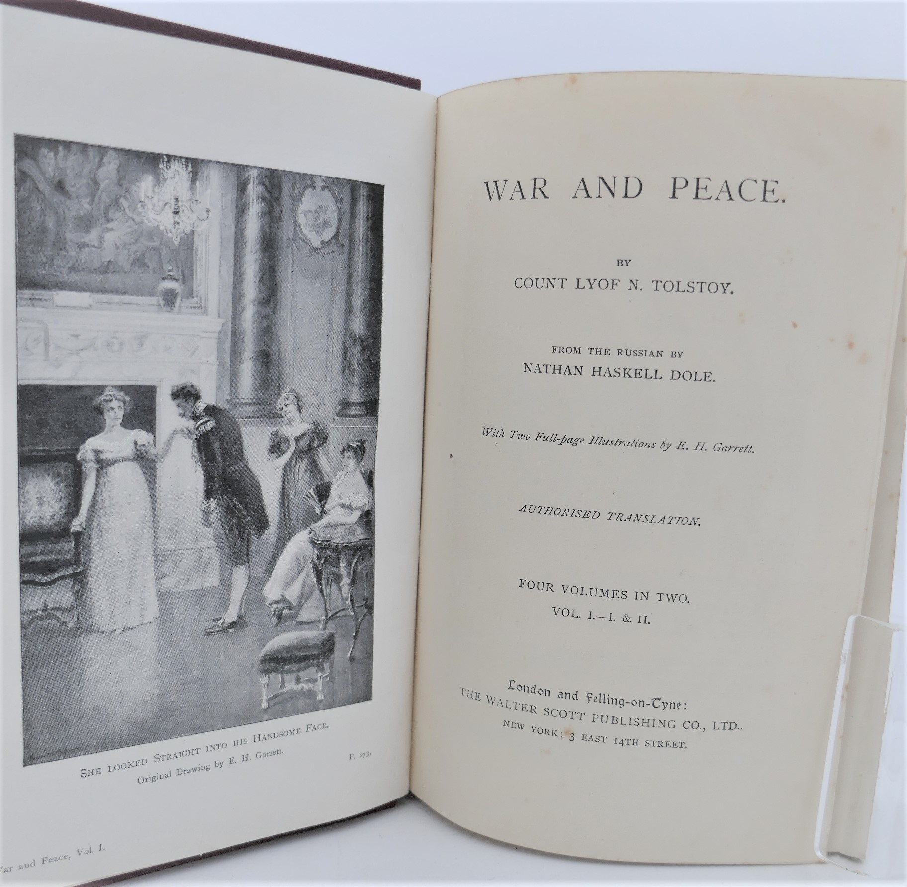 War and Peace. Translated by Nathan Haskell Dole (1900) - Image 2